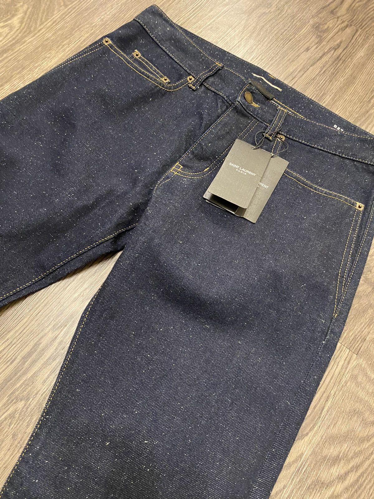 Saint Laurent Paris Etienne Speckled Denim Size US 30 / EU 46 - 2 Thumbnail