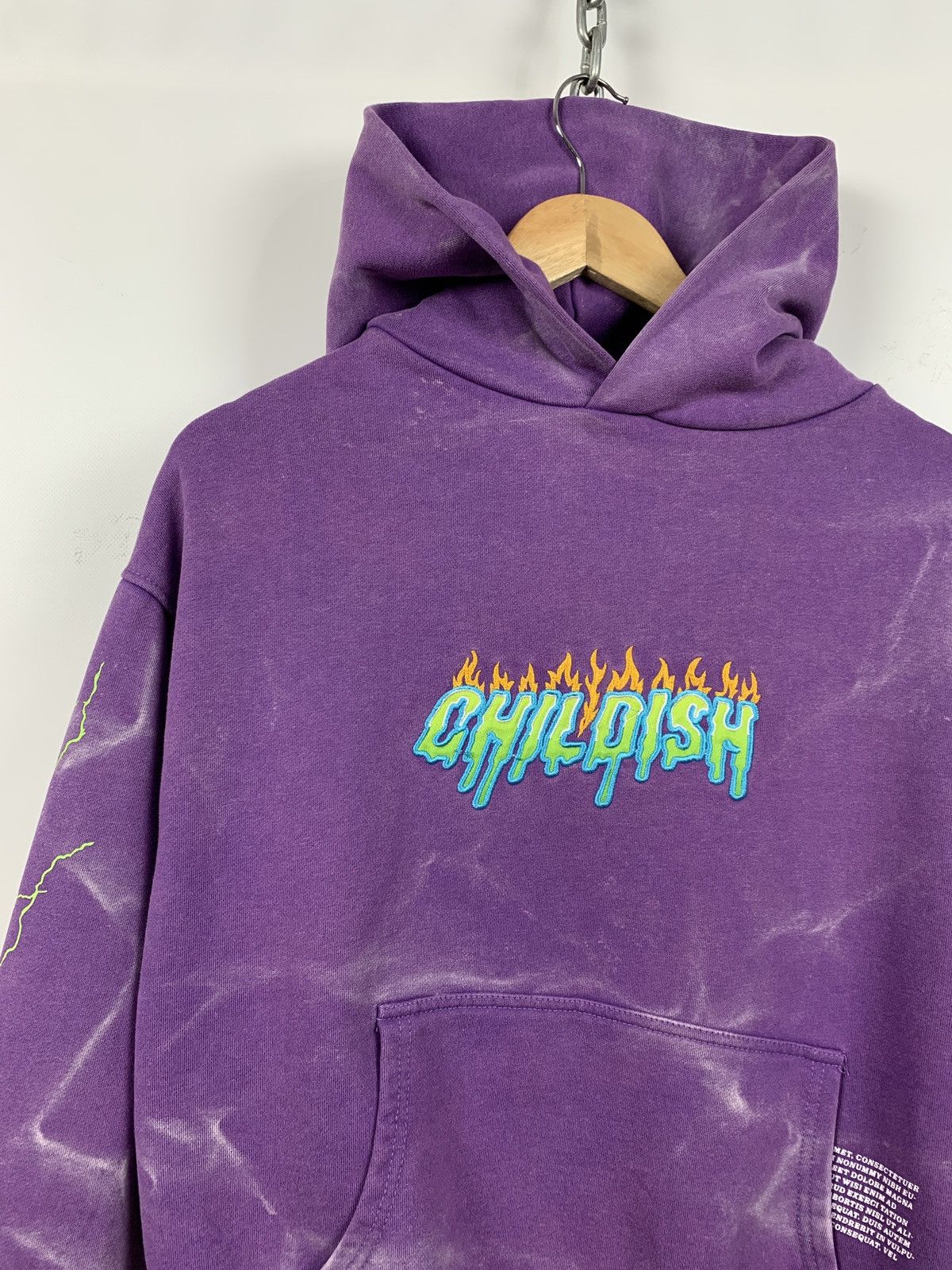 Vintage Childish RC Purple Robs Motors Oversized Hoodie Size US XS / EU 42 / 0 - 10 Thumbnail