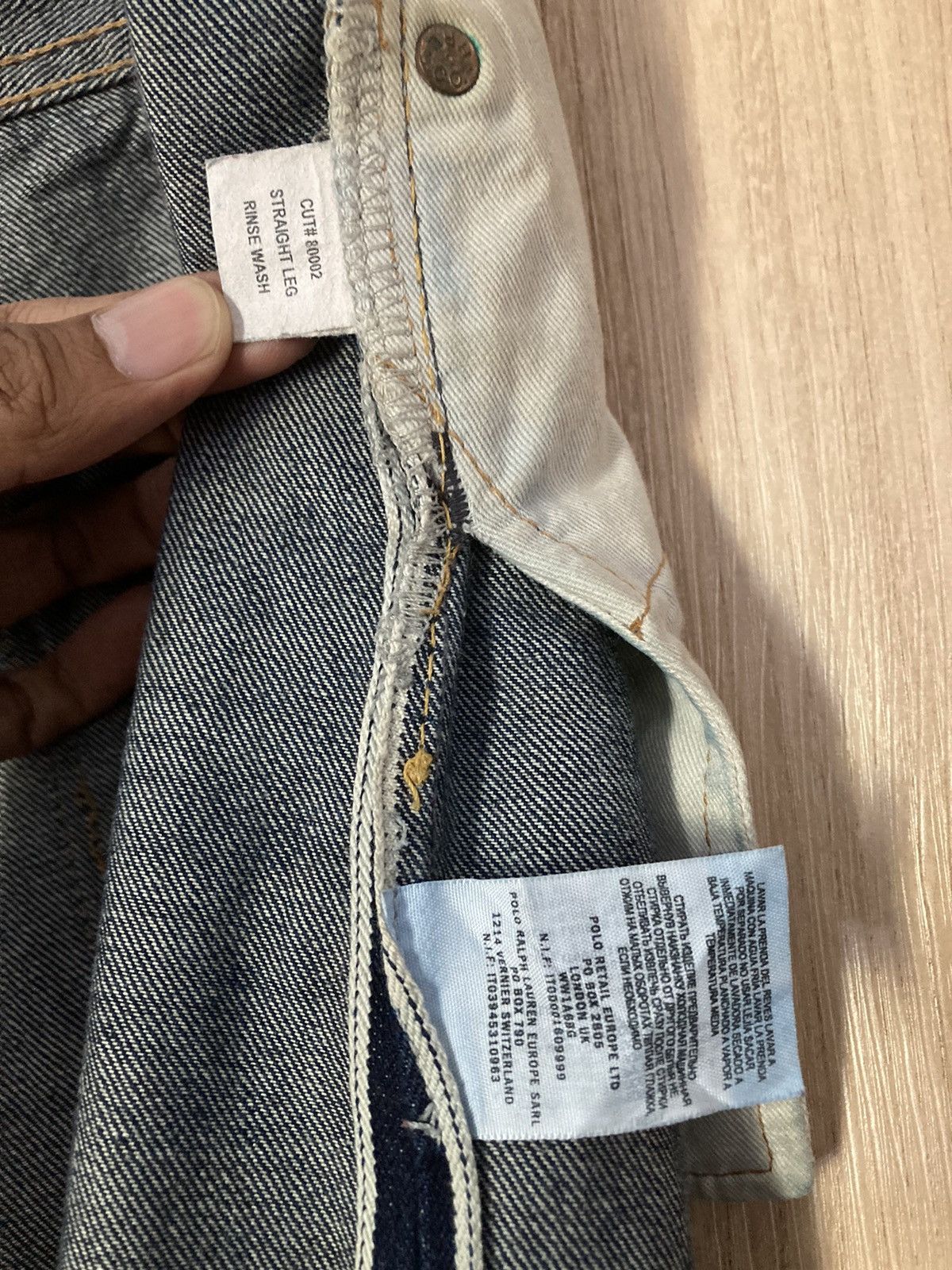 Ralph Lauren RRL Double RL Straight Indigo Denim Jeans Size US 38 / EU 54 - 16 Thumbnail