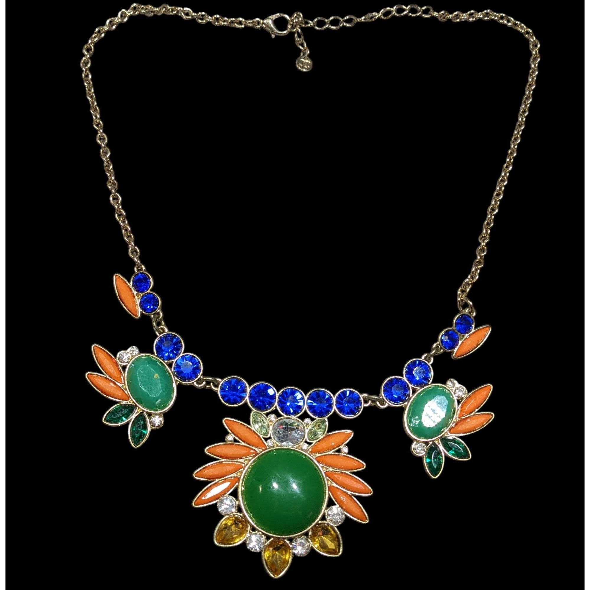 Other Elegant Glam Birds Of Paradise Gemmed Necklace Size ONE SIZE - 1 Thumbnail