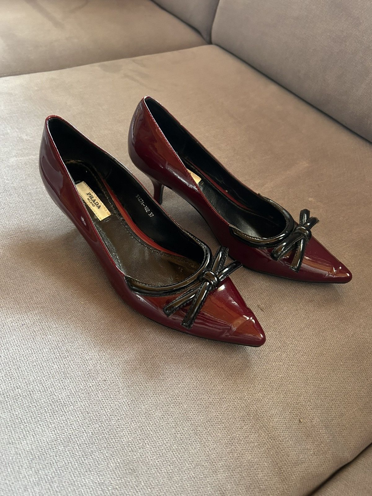 Prada Prada heels vintage y2k Size US 7 / IT 37 - 1 Thumbnail