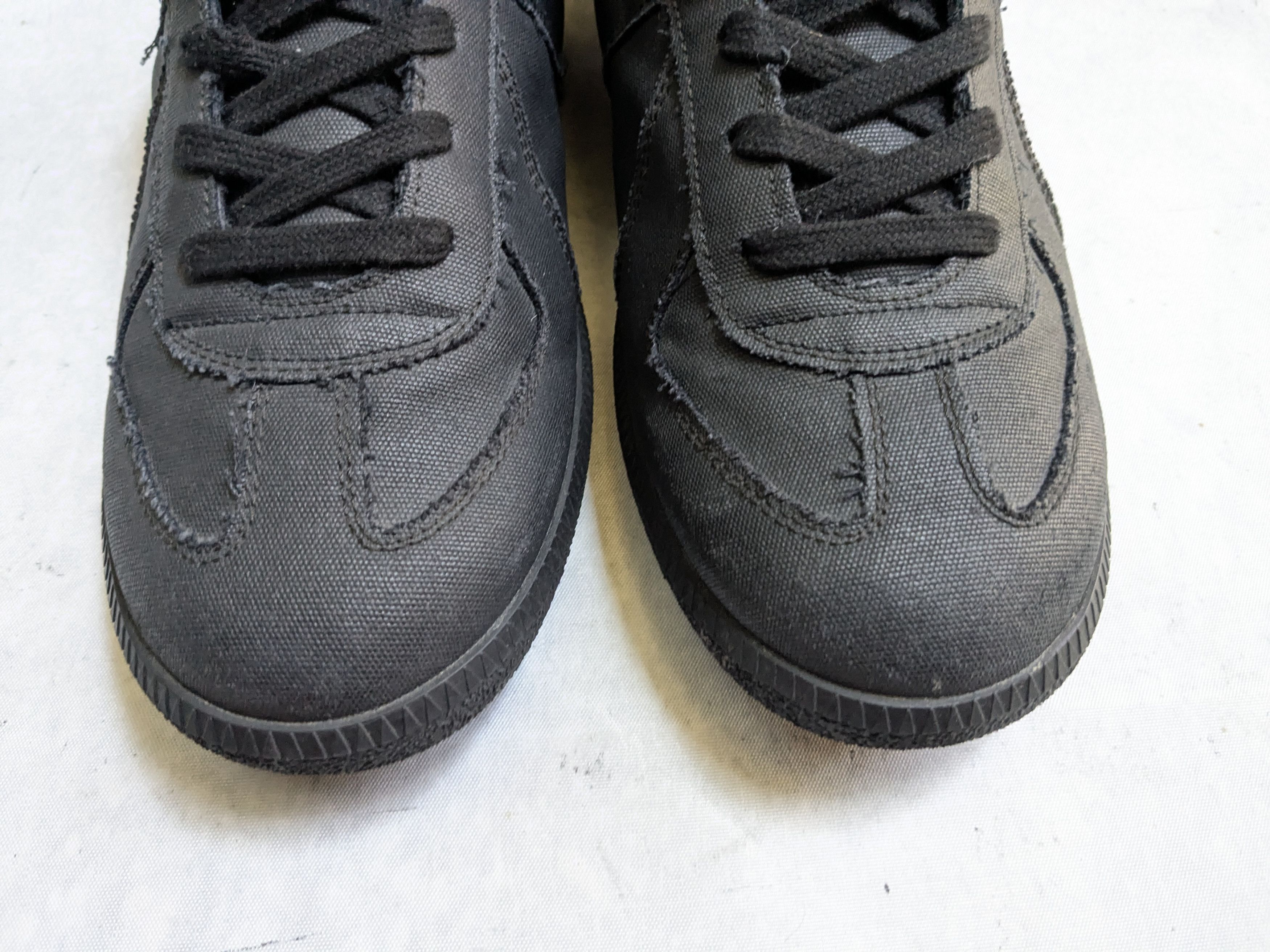 Maison Margiela Maison Margiela GAT Replica Black 10 43 Canvas Low Size US 10 / EU 43 - 4 Thumbnail