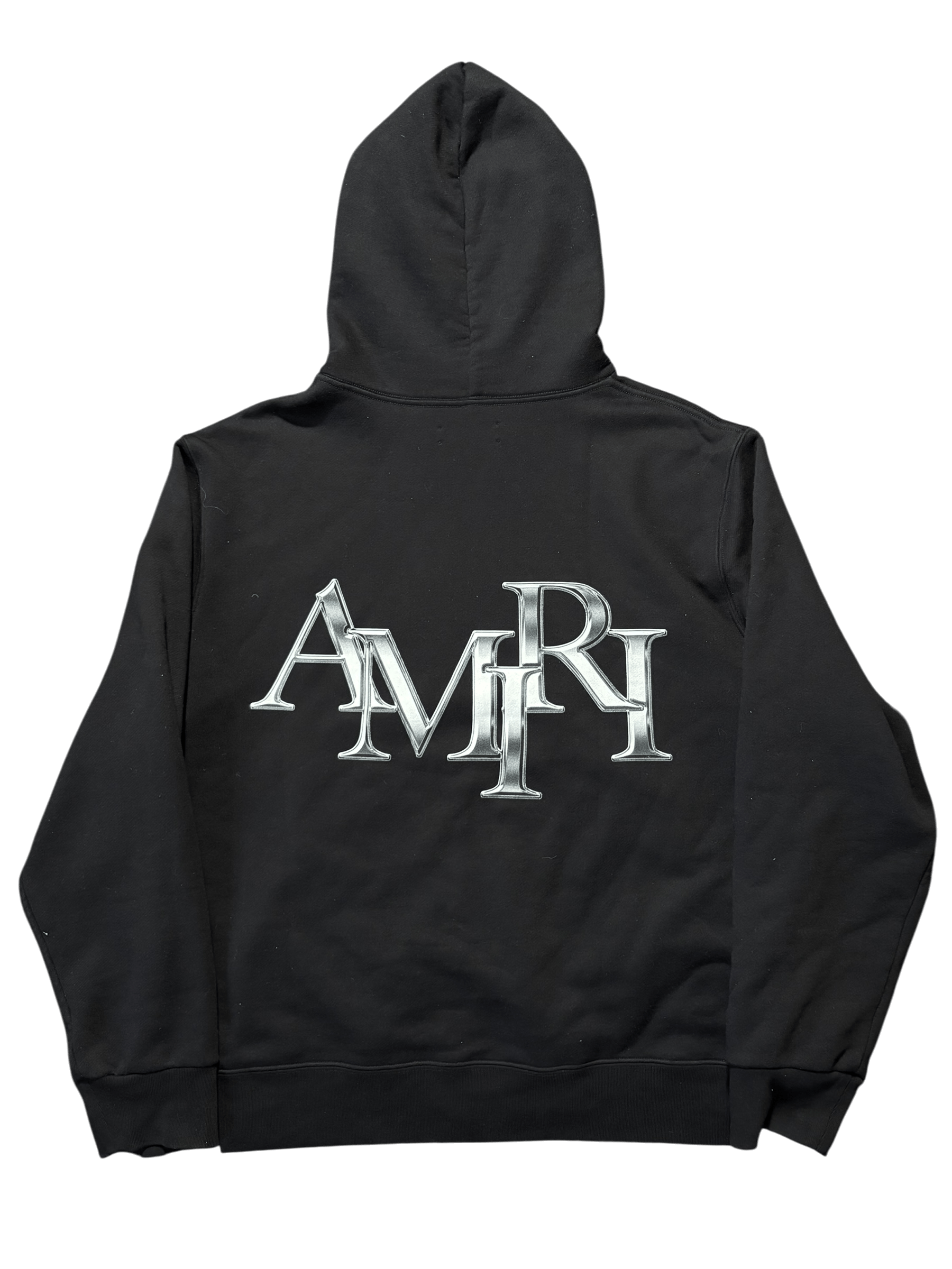 Amiri Amiri Metallic Logo Pullover Hoodie - Size XXXL Size US XXL / EU 58 / 5 - 2 Thumbnail