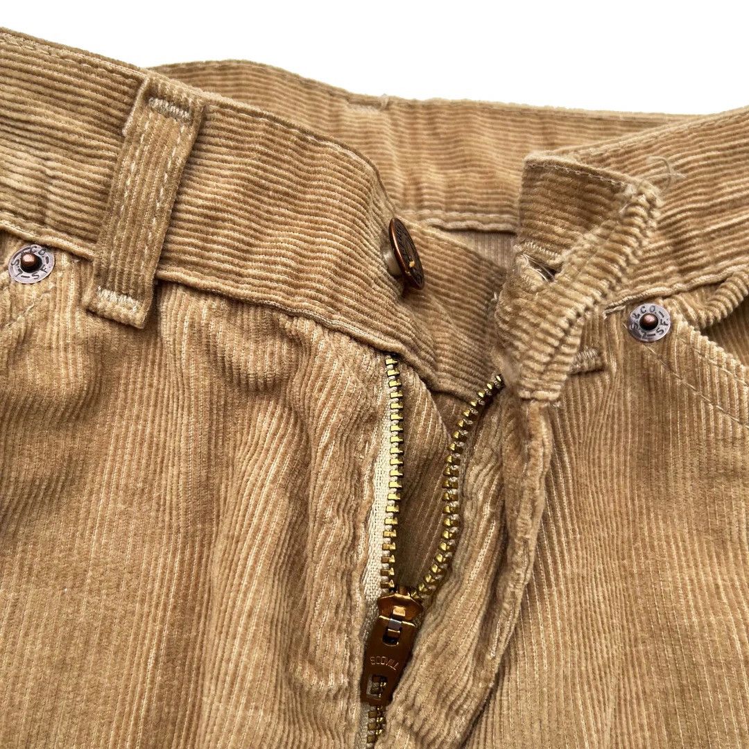 Levi's × Vintage Levi’s 1970 70s Vintage Brown Corduroy USA Made Unisex Pants Size 25" / US 0 / IT 36 - 3 Thumbnail