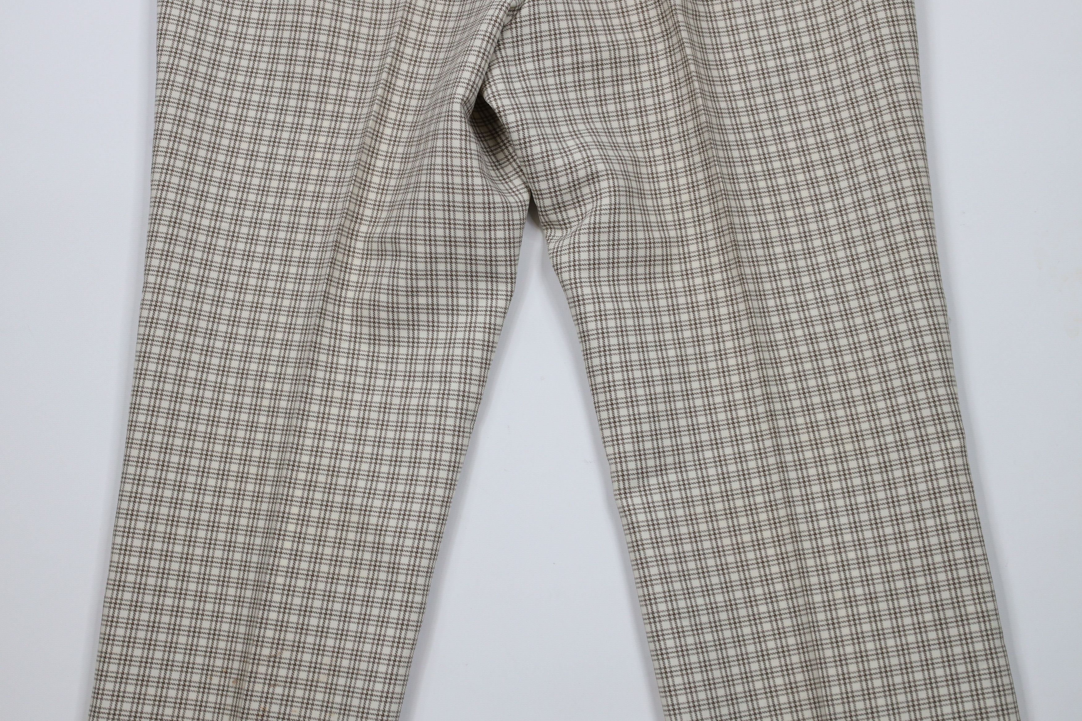Vintage Vintage 70s Streetwear Bell Bottoms Chino Pants Plaid USA Size US 34 / EU 50 - 13 Thumbnail