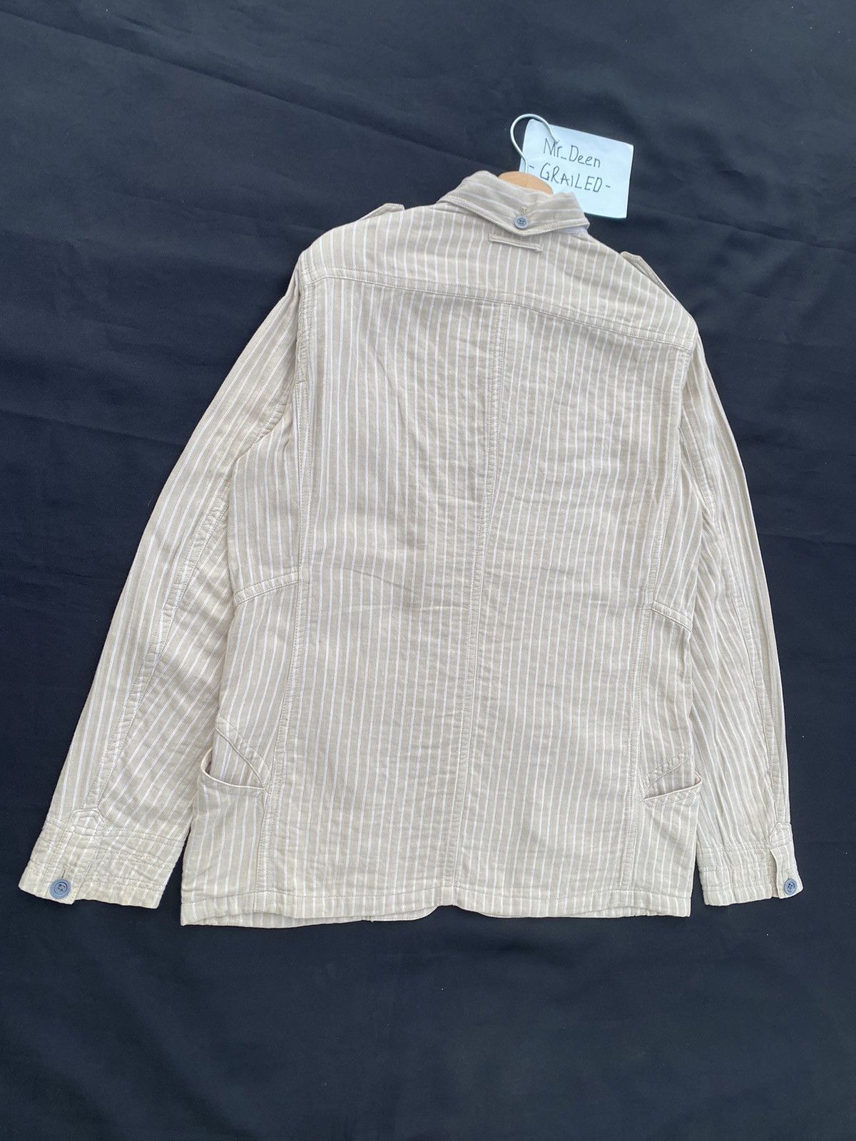 Jean Paul Gaultier Rare Vintage Jean Paul Gaultier JPG Stripes Cotton Jacket Size US M / EU 48-50 / 2 - 19 Thumbnail