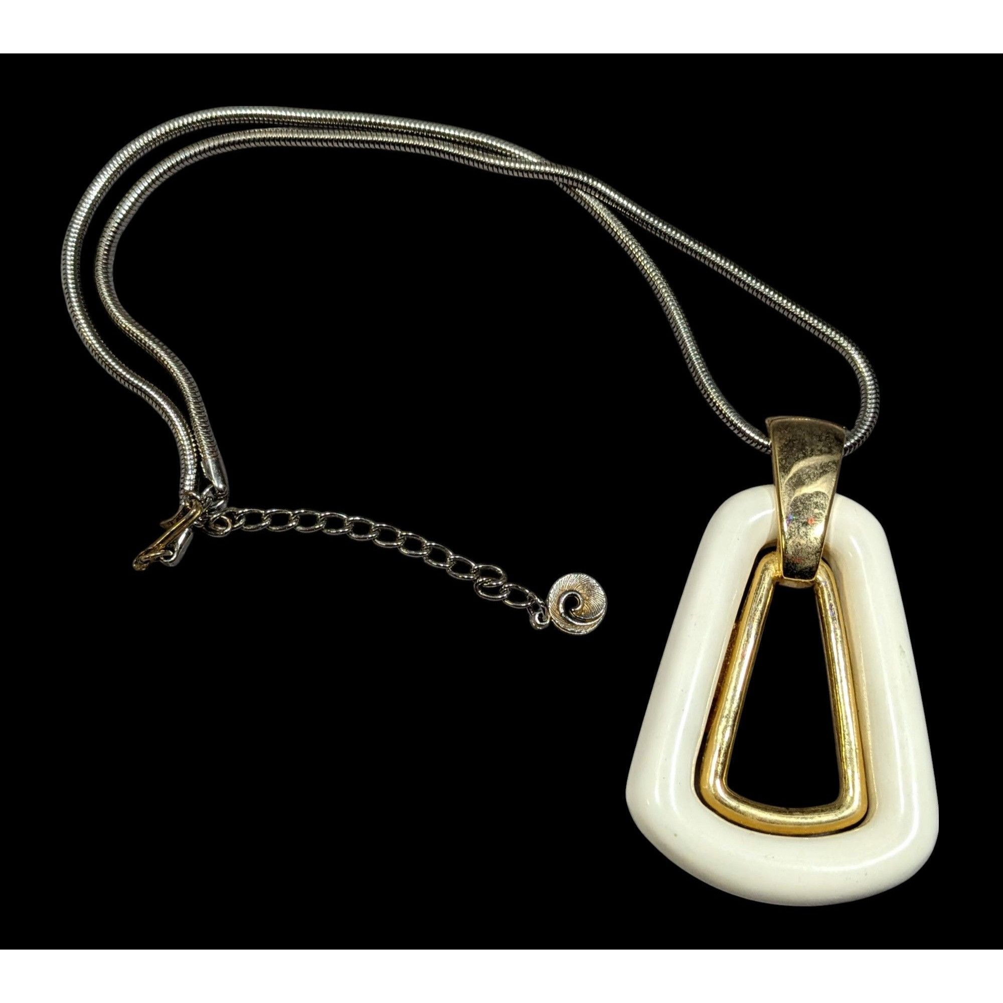 Other Vintage Lisner Art Deco Statement Pendant Necklace Size ONE SIZE - 1 Thumbnail