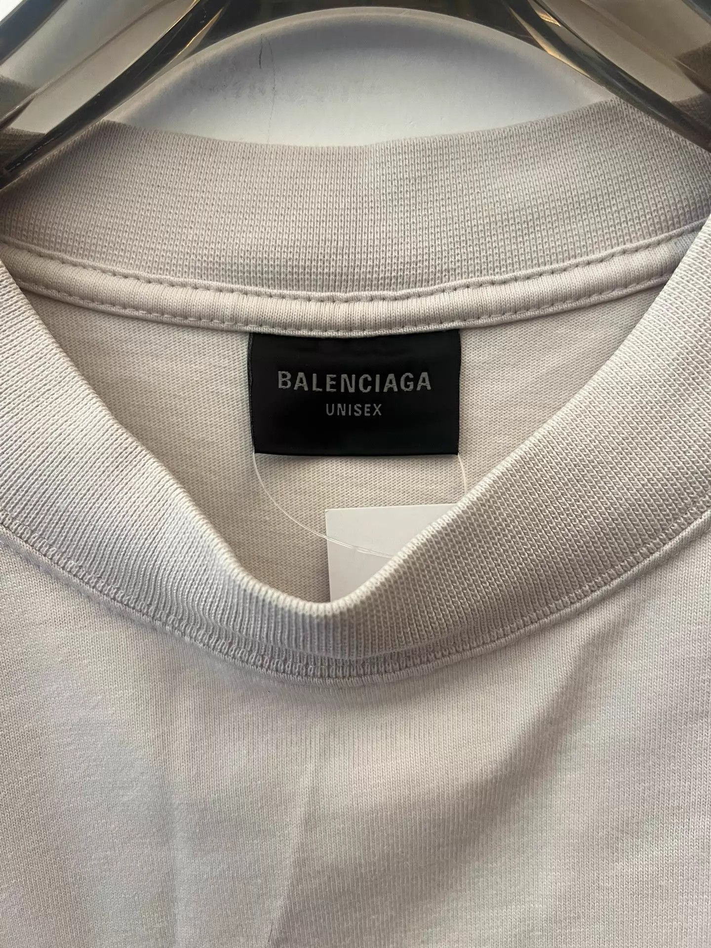 Balenciaga Balenciaga Activewear Logo White Oversized Unisex S Size US S / EU 44-46 / 1 - 3 Thumbnail