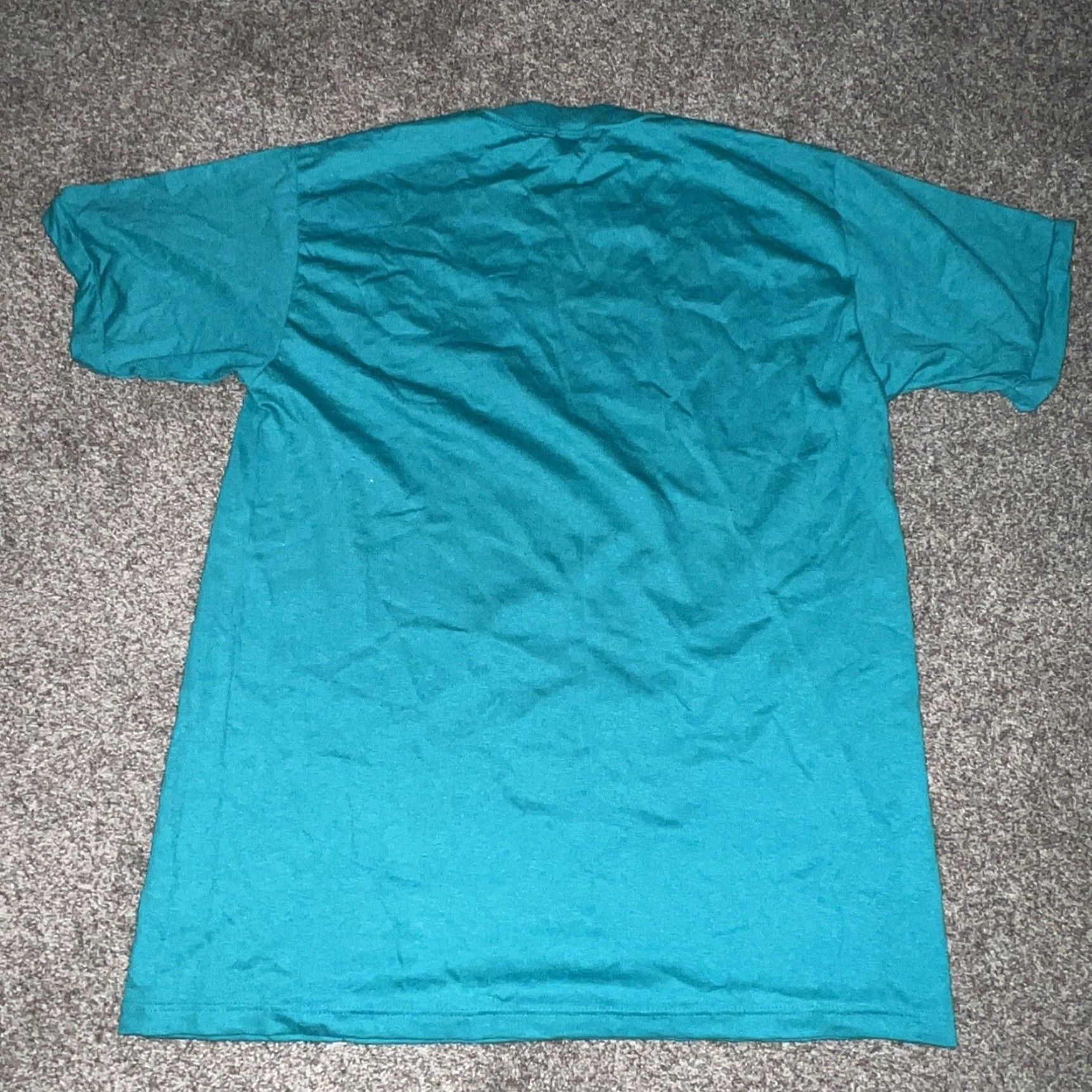 Jerzees VINTAGE Jerzees T-Shirt Men Large Blue Stitch USA Theme 80s 90s Size US L / EU 52-54 / 3 - 4 Thumbnail