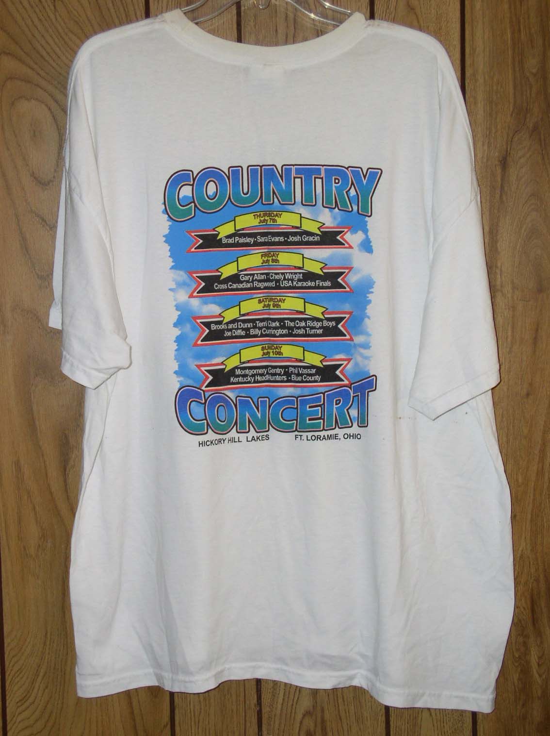 Vintage Brad Paisley Concert Shirt 2005 Country Concert Fort Loramie Size US XXL / EU 58 / 5 - 2 Thumbnail
