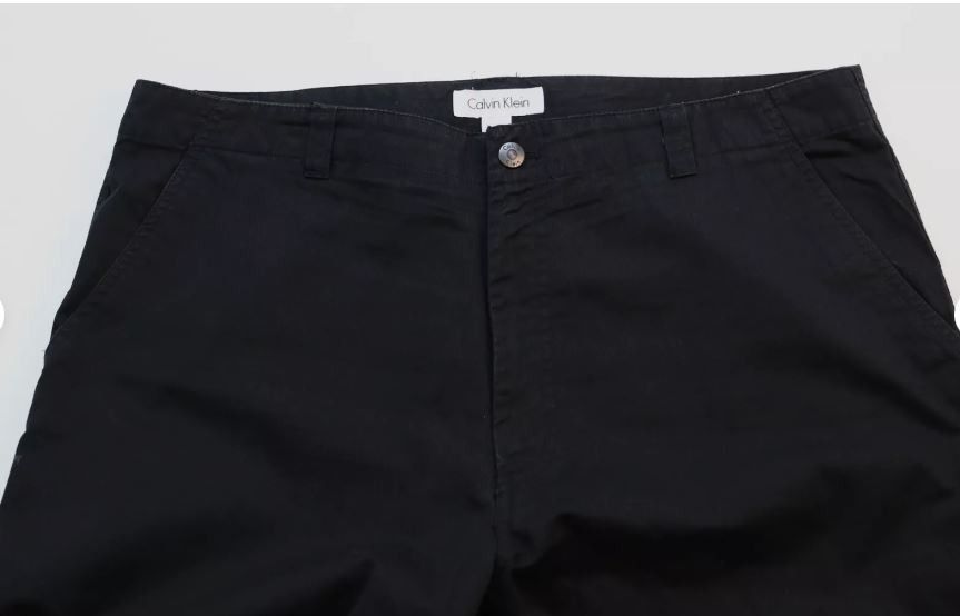 Calvin Klein Calvin Klein W36 L32 Cotton Relaxed Straight Men's Pants New Size US 36 / EU 52 - 3 Thumbnail