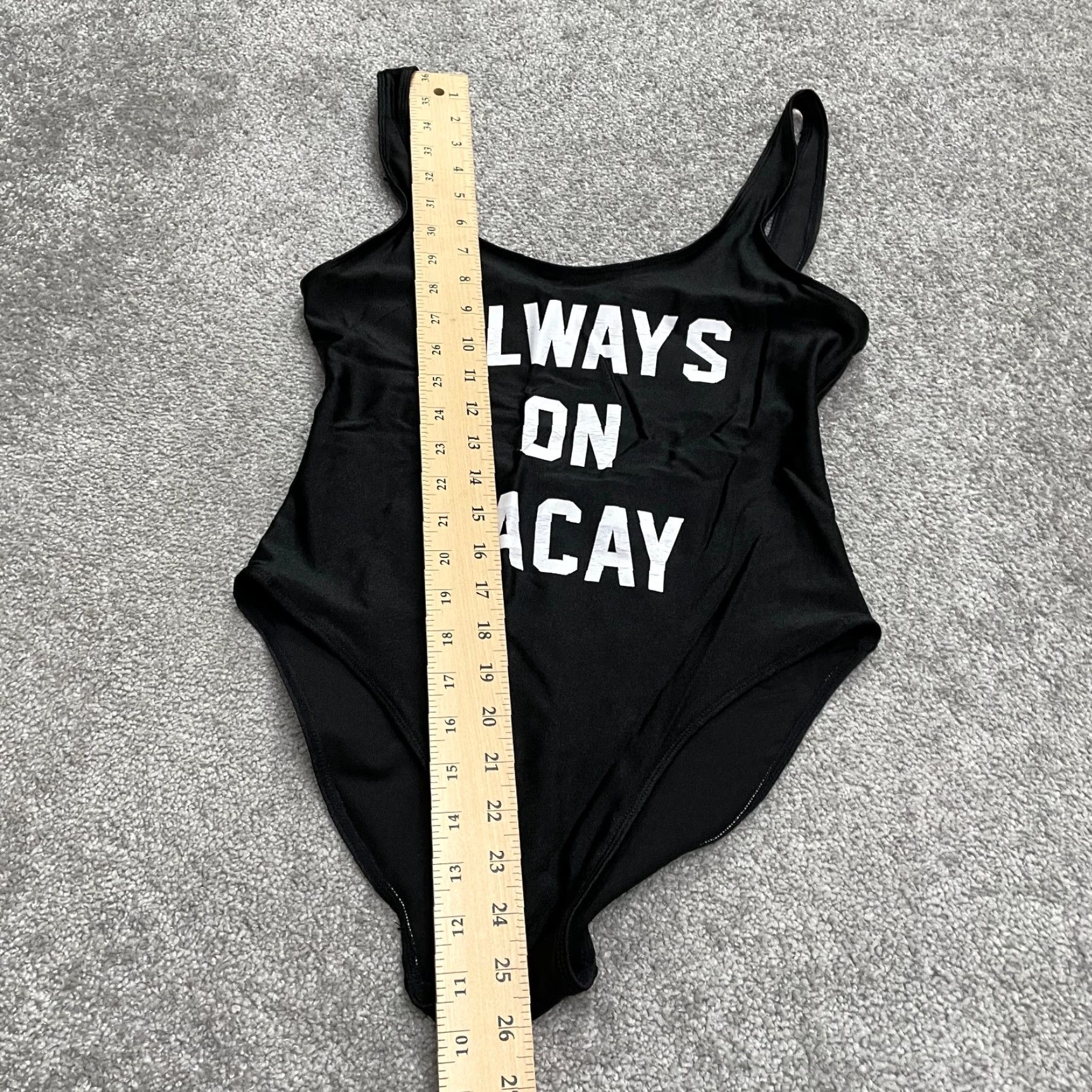 Victoria's Secret Swimwear Bodysuit Women Medium Black Always On Vacay Stretch Size M / US 6-8 / IT 42-44 - 7 Thumbnail