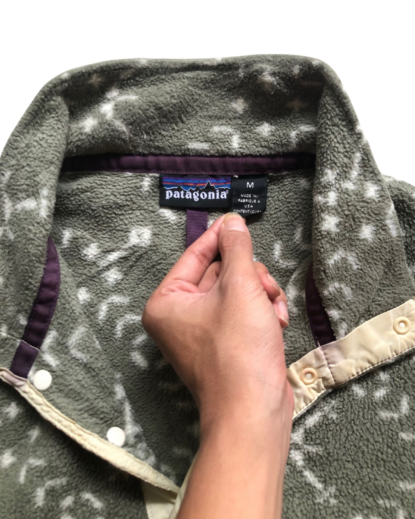 Patagonia Vintage Patagonia Chaparral Sage Green 1994 Synchilla Size US M / EU 48-50 / 2 - 4 Thumbnail