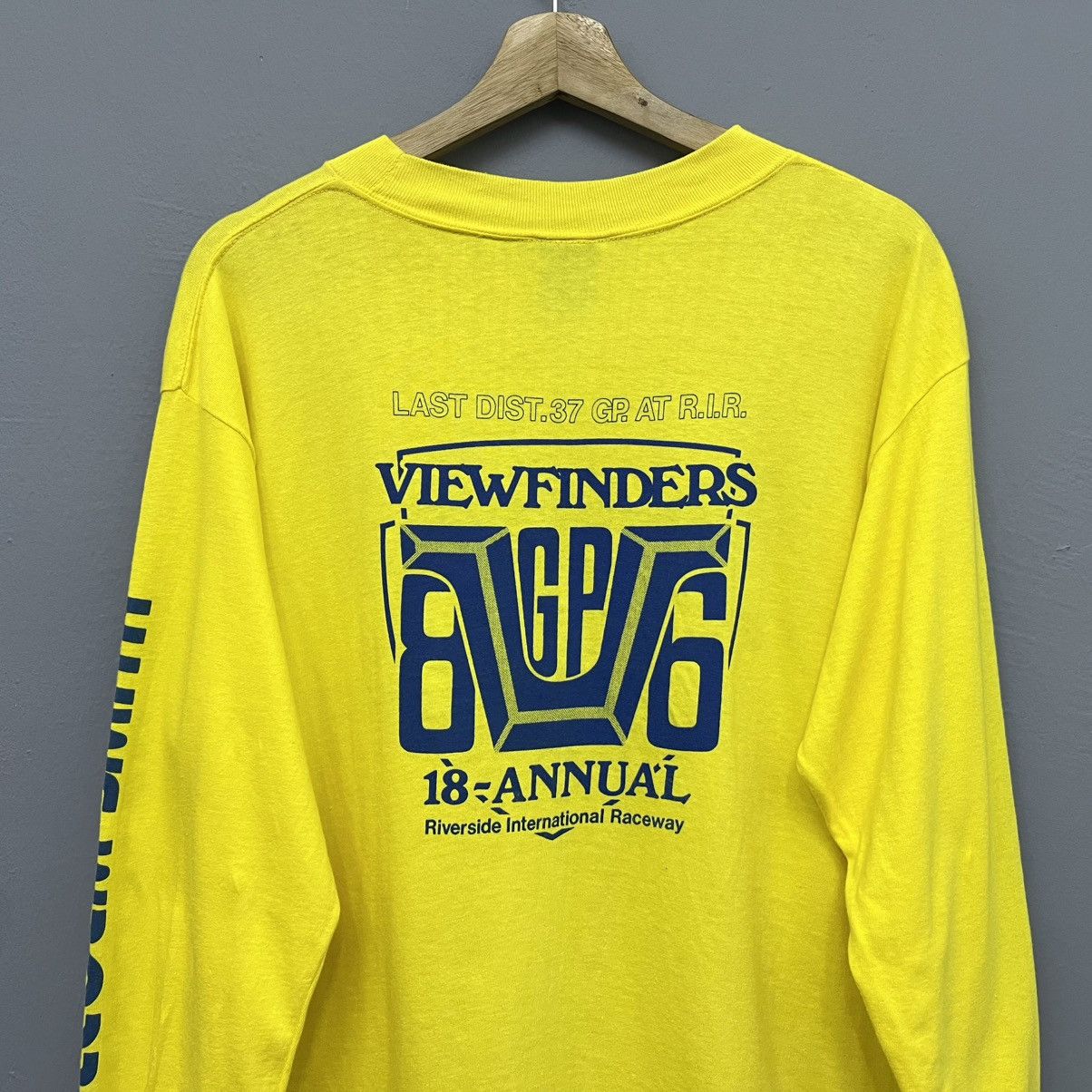 Anvil Vintage 80s Malcolm Smith Racing Viewfinders GP Tshirt Size US L / EU 52-54 / 3 - 7 Thumbnail