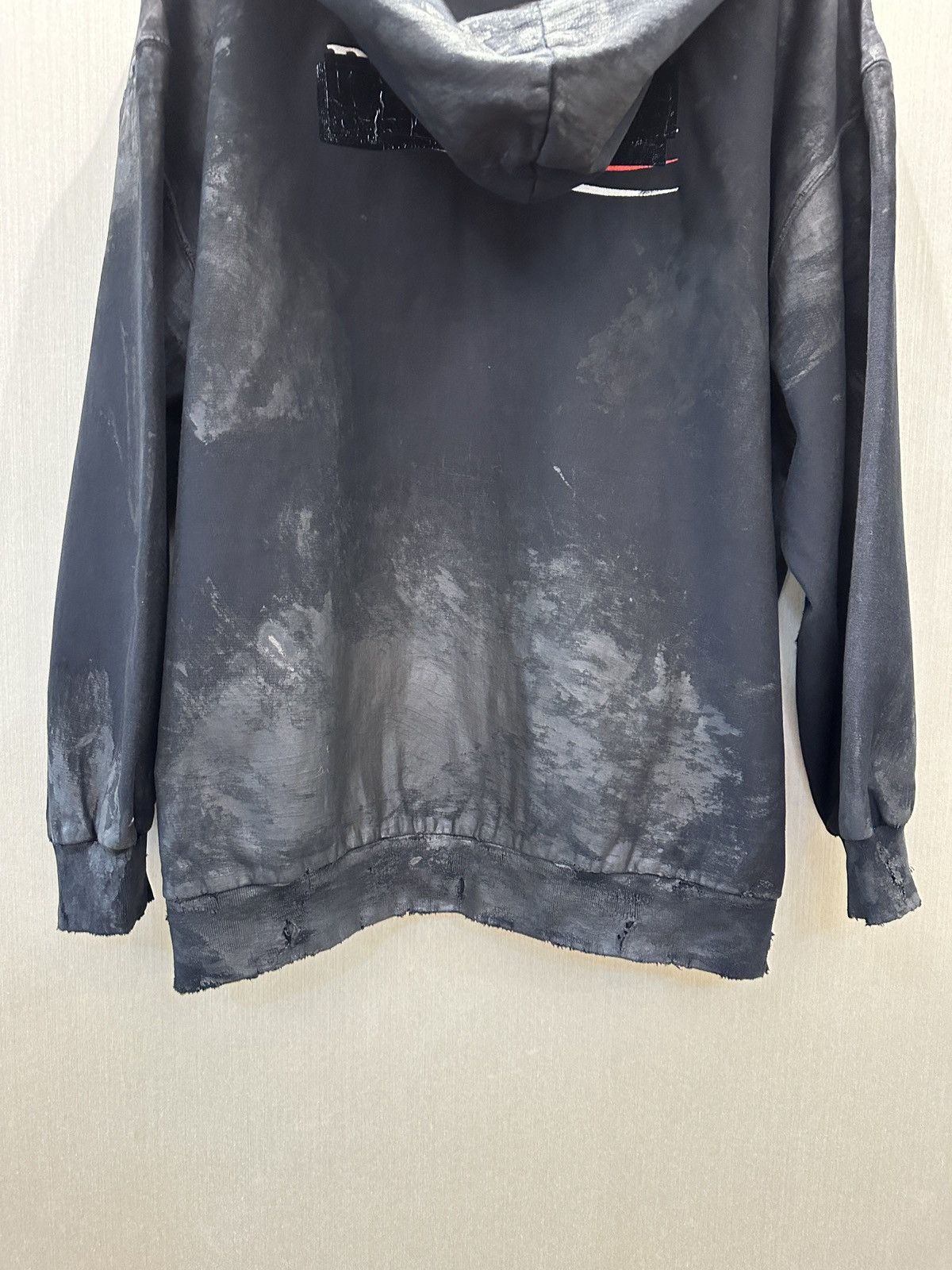Balenciaga Balenciaga Mud Dyed Gaffer Zip UP Hoodie Size US XL / EU 56 / 4 - 9 Thumbnail