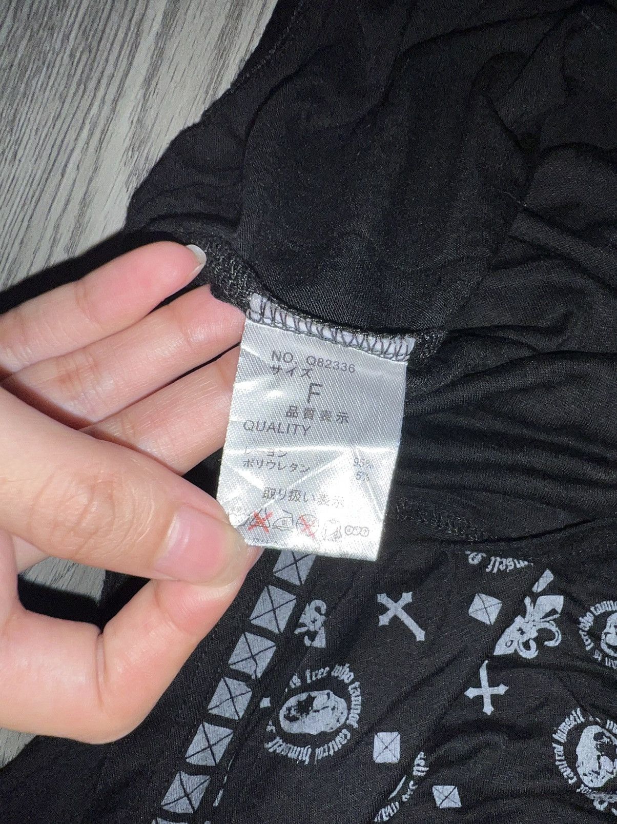 Japanese Brand Ghost of Harlem top ☠️🖤 Size ONE SIZE - 7 Thumbnail