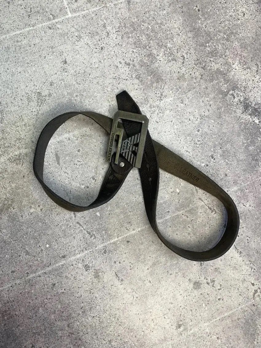 Giorgio Armani × Vintage Vintage Belts Y2K Giorgio Armani leather belt Japanese Size ONE SIZE - 19 Thumbnail