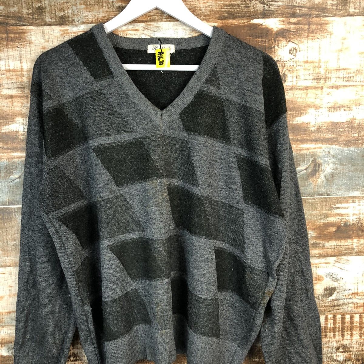 Homespun Knitwear × Japanese Brand Hi Land Grey japan vintage sweatshirt Knitwear #A1670 Size US M / EU 48-50 / 2 - 5 Thumbnail