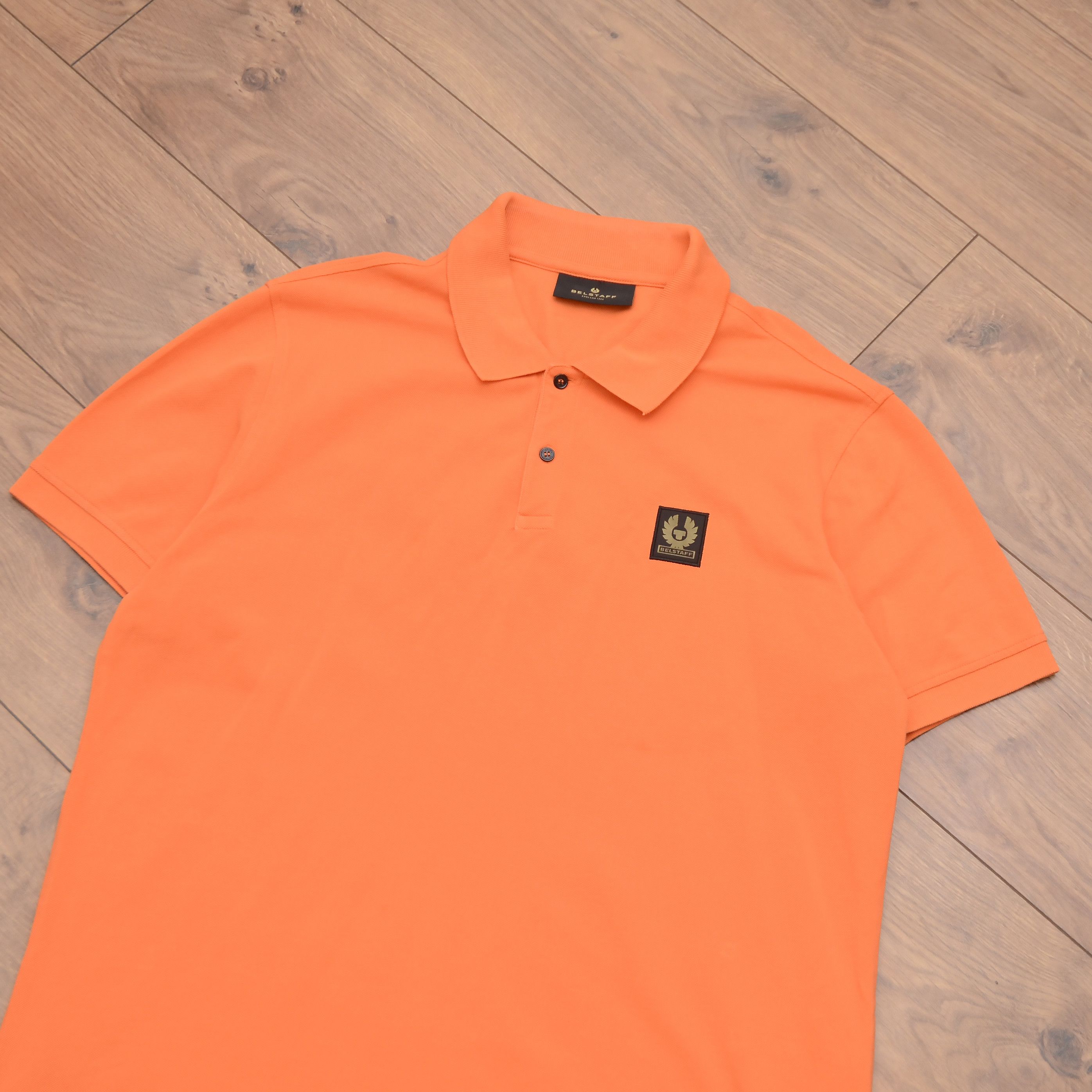Belstaff Belstaff Polo T-Shirt XL/XXL Orange Lightweight Cotton Size US XXL / EU 58 / 5 - 12 Thumbnail