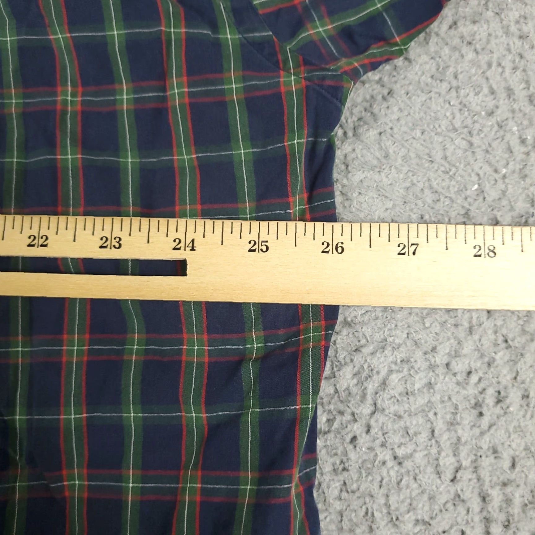 Tommy Hilfiger Tommy Hilfiger Shirt Mens XL Blue Plaid Casual Button-Up Long Sleeve Size US XL / EU 56 / 4 - 5 Thumbnail