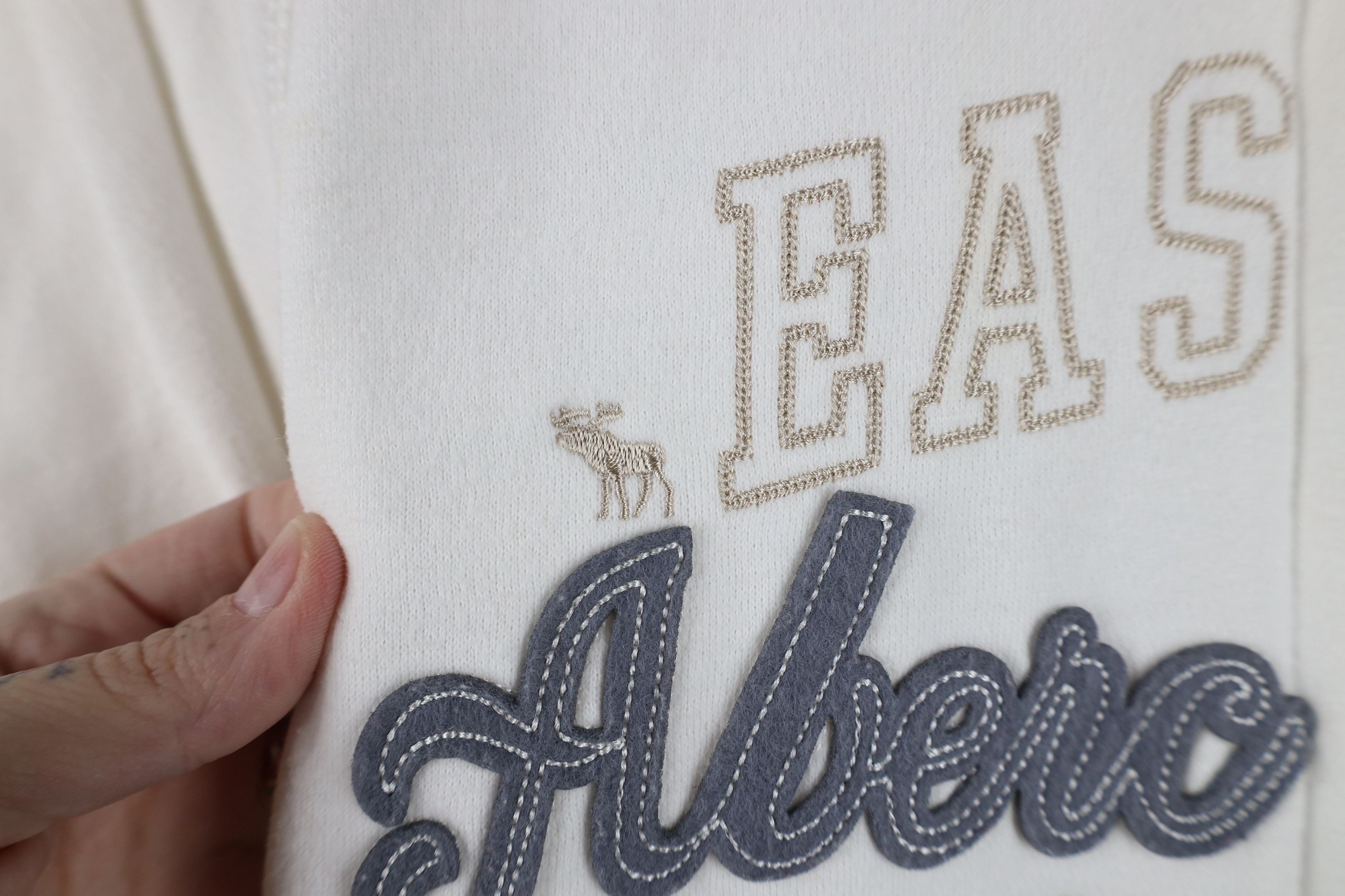 Abercrombie & Fitch Vintage 90s Y2K Abercrombie & Fitch Heavyweight Hoodie Size L / US 10 / IT 46 - 5 Thumbnail