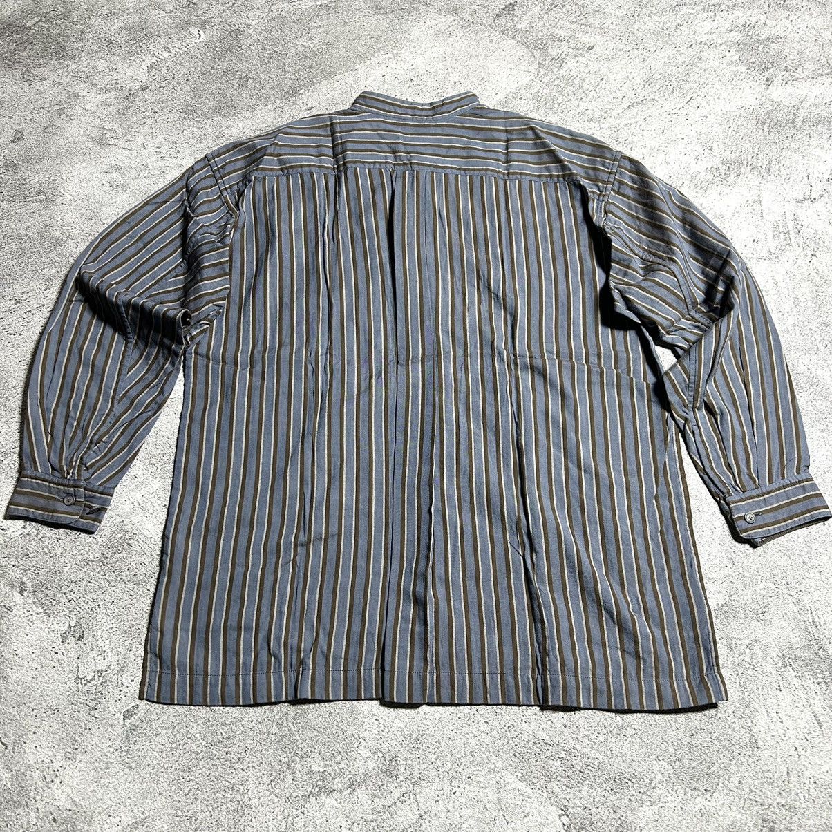 Issey Miyake 80s Issey Miyake Permanente Shangai Stripe Shirt Size US XL / EU 56 / 4 - 16 Thumbnail
