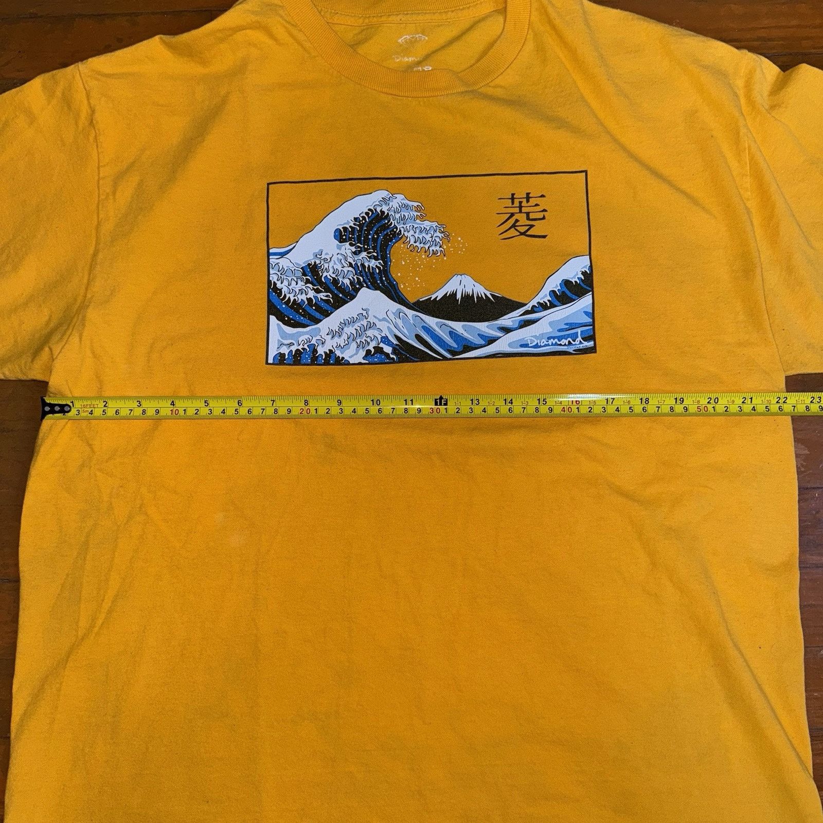 Diamond Supply Co. Diamond Supply Co Great Wave Off Kanagawa Art Size US XL / EU 56 / 4 - 5 Thumbnail