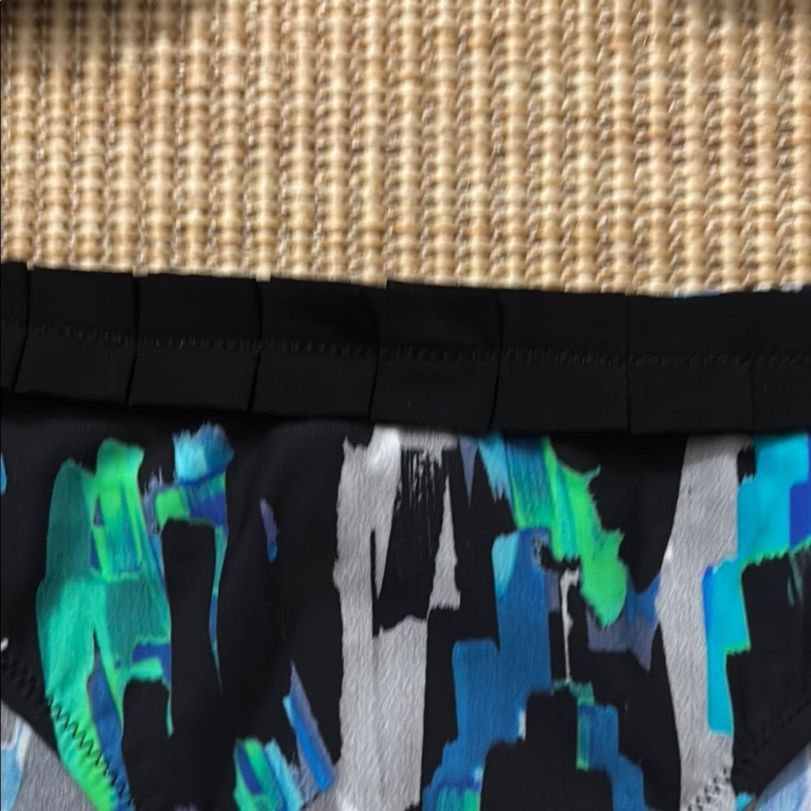 Just Cavalli NWT Just Cavalli Blue and Black Bikini Set with Artistic L Size ONE SIZE - 3 Thumbnail