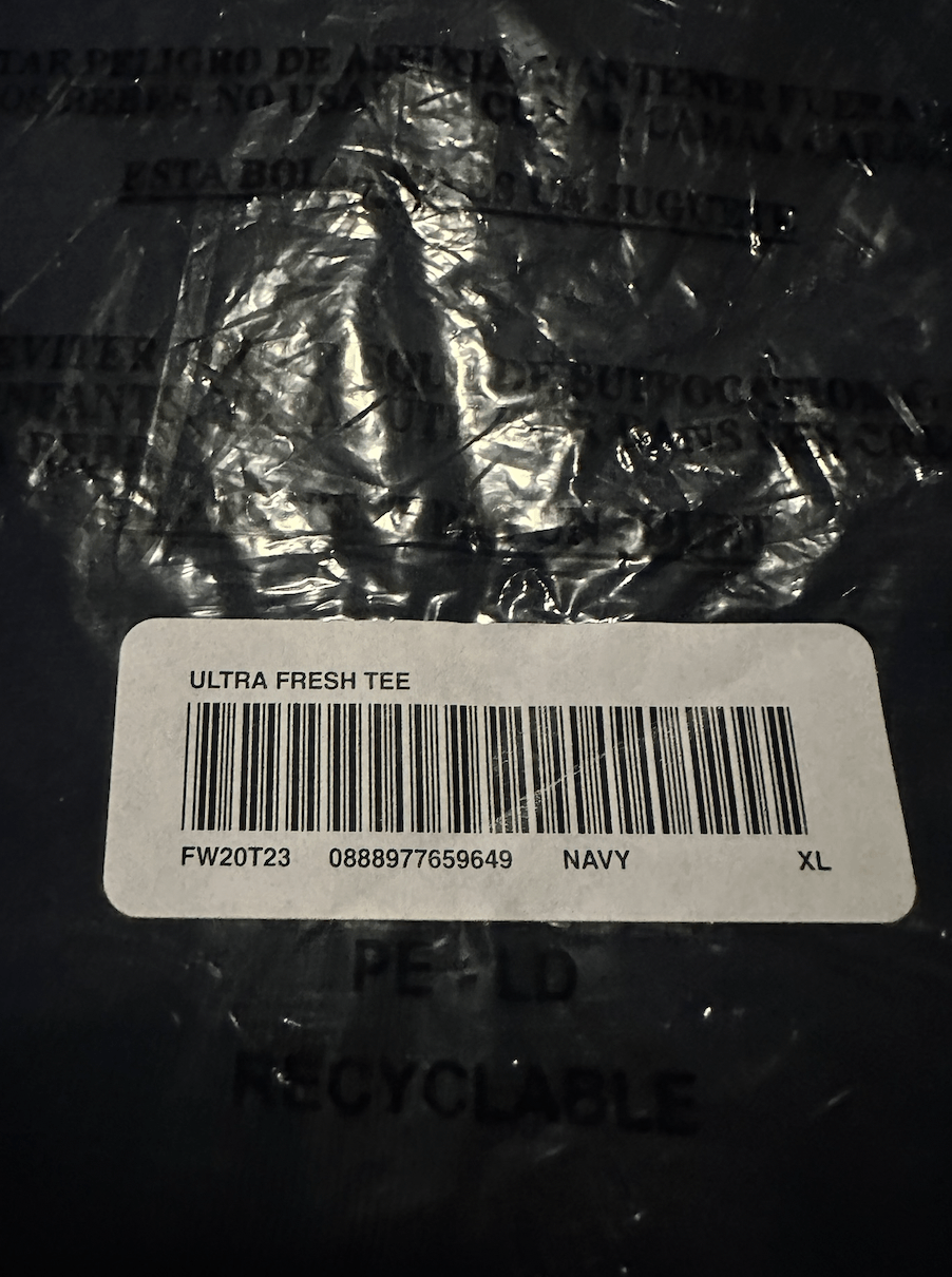 Supreme NWT Supreme Ultra Fresh Tee - Navy - XL Size US XL / EU 56 / 4 - 4 Thumbnail
