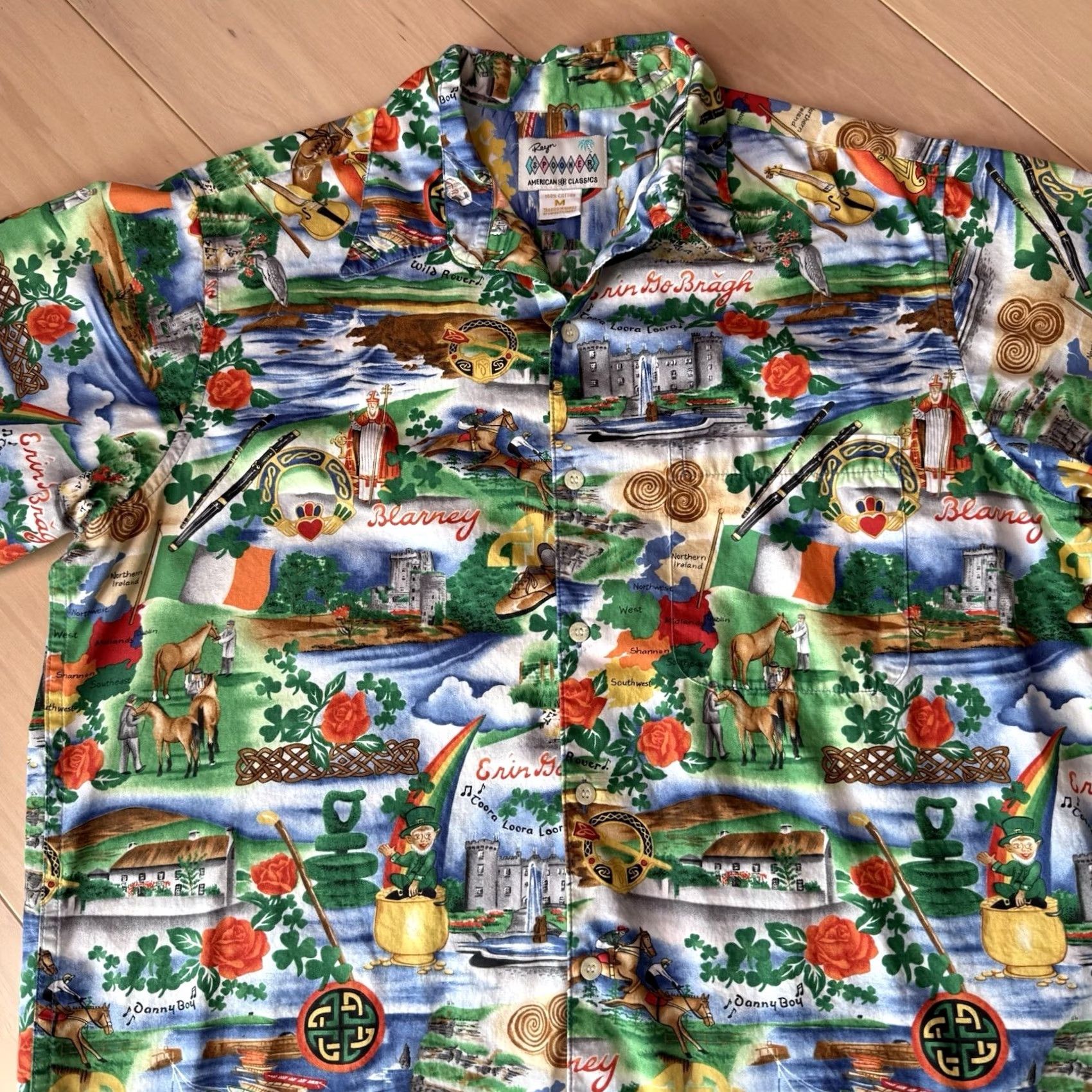 Reyn Spooner Reyn Spooner St Patricks Day Shirt Multicolor Ireland Irish Short Sleeve Party M Size US M / EU 48-50 / 2 - 4 Thumbnail