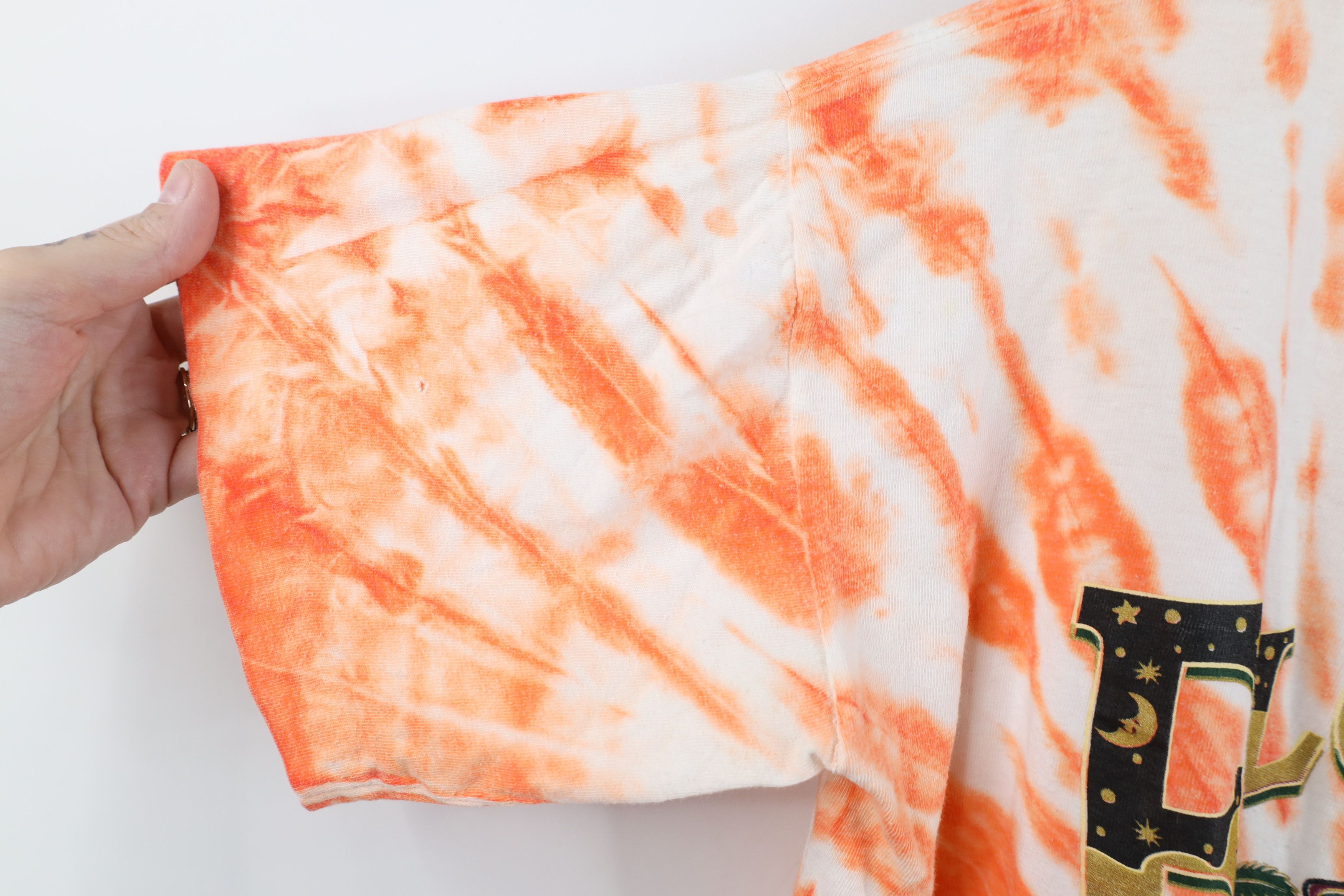 Vintage Vintage 90s Streetwear Tie Dye Paradise Florida T-Shirt Size L / US 10 / IT 46 - 10 Thumbnail