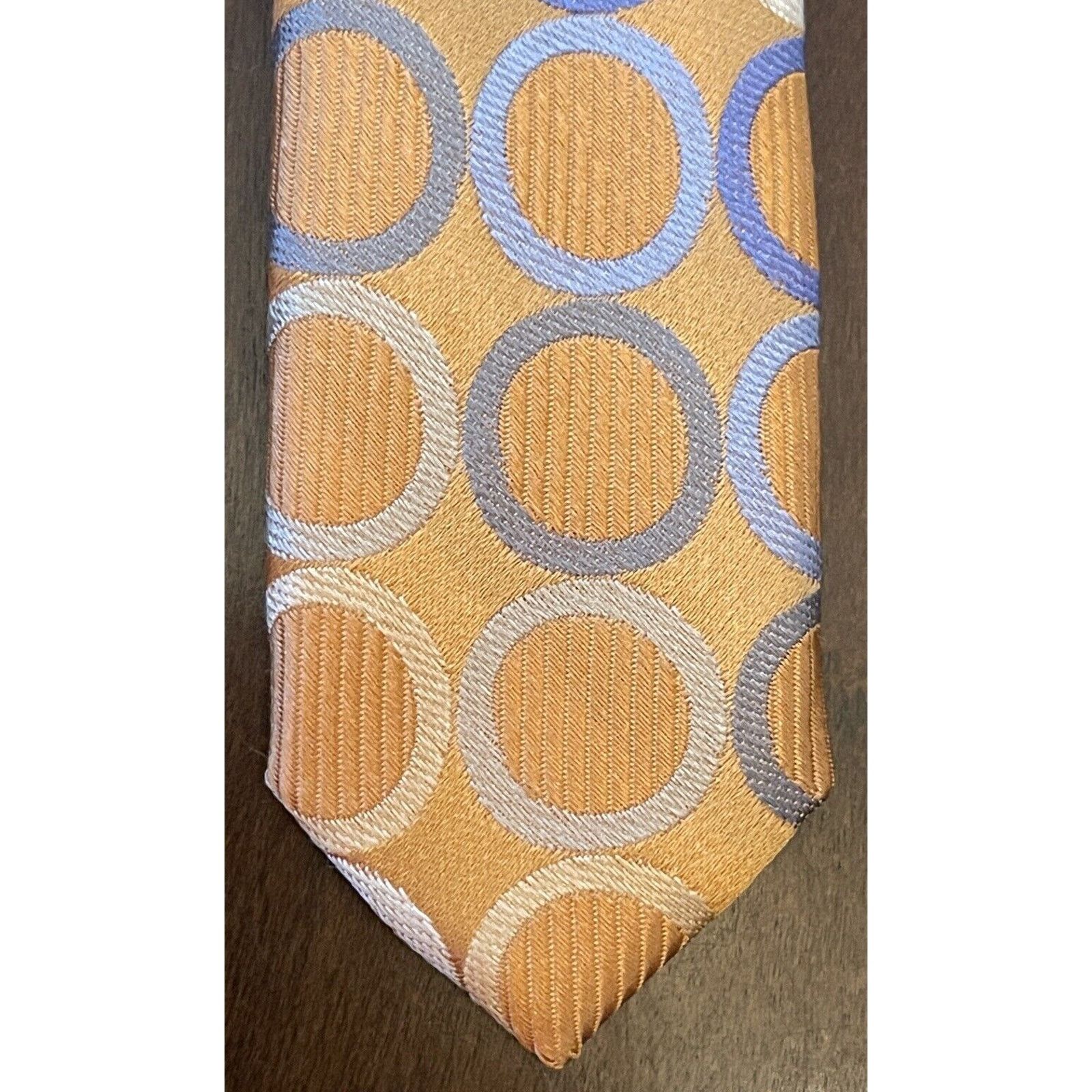 Michael Kors Michael Michael Kors Orange Blue 100% Silk Made In China Size ONE SIZE - 6 Thumbnail
