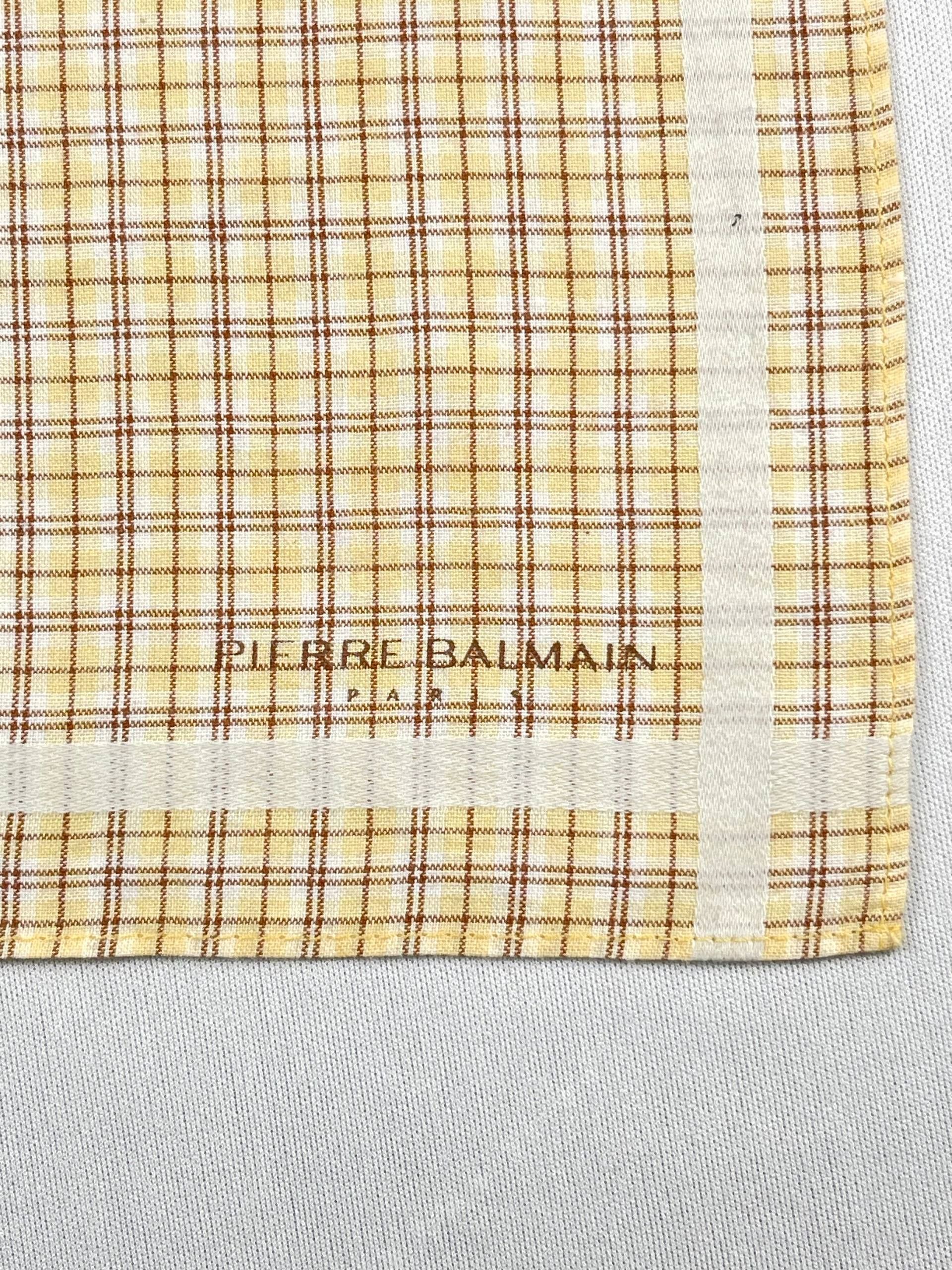 Pierre Balmain Vtg Pierre Balmain Handkerchief Pocket Square Bandana HM0043 Size ONE SIZE - 5 Thumbnail