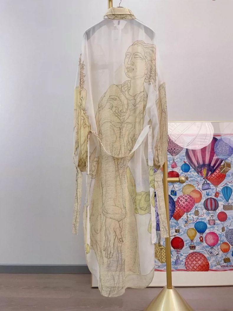 Loewe loewe Printed shirt dress 2506-Nextarrow Size XS / US 0-2 / IT 36-38 - 2 Thumbnail