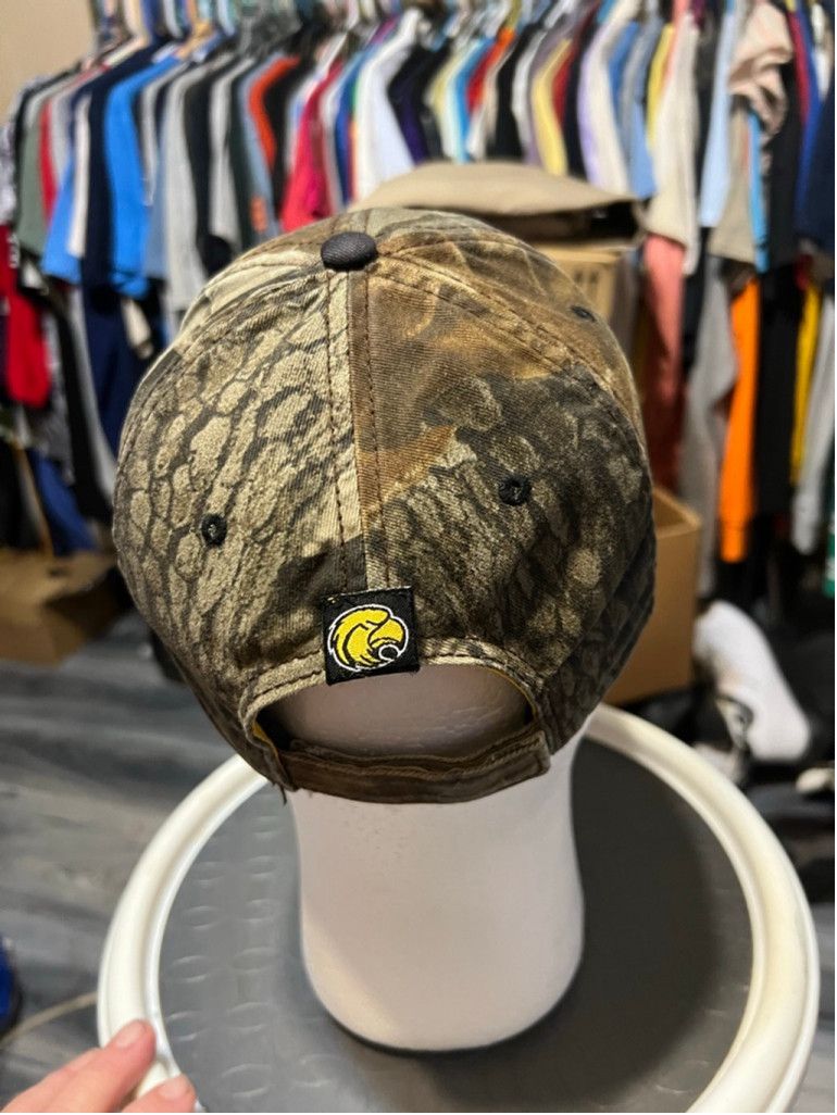 The Game Men's The Game Camo Yellow Eagle Logo Baseball Cap One Size Size ONE SIZE - 3 Thumbnail