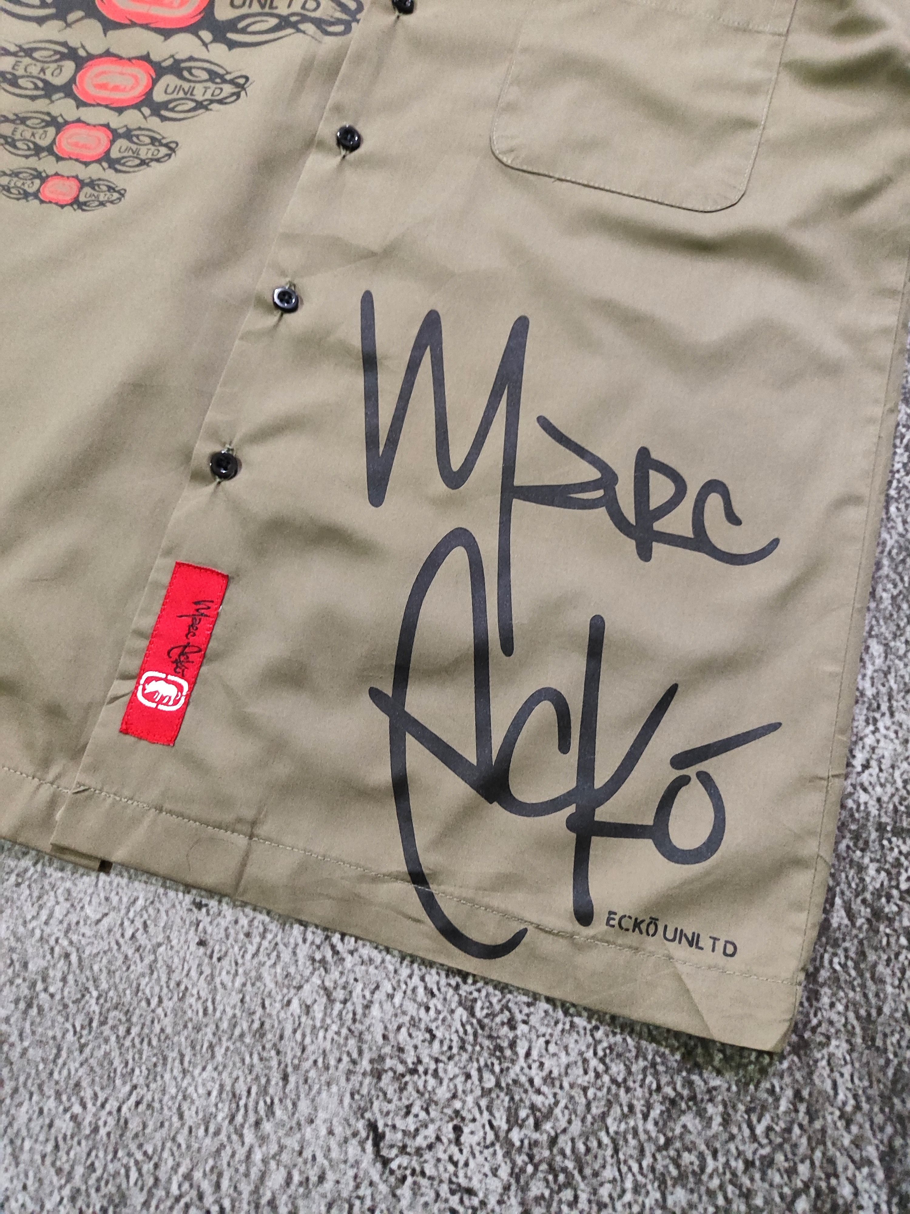 Ecko Unltd. Vintage Y2K Ecko Unltd. Tribal Button Shirt Size US M / EU 48-50 / 2 - 7 Thumbnail