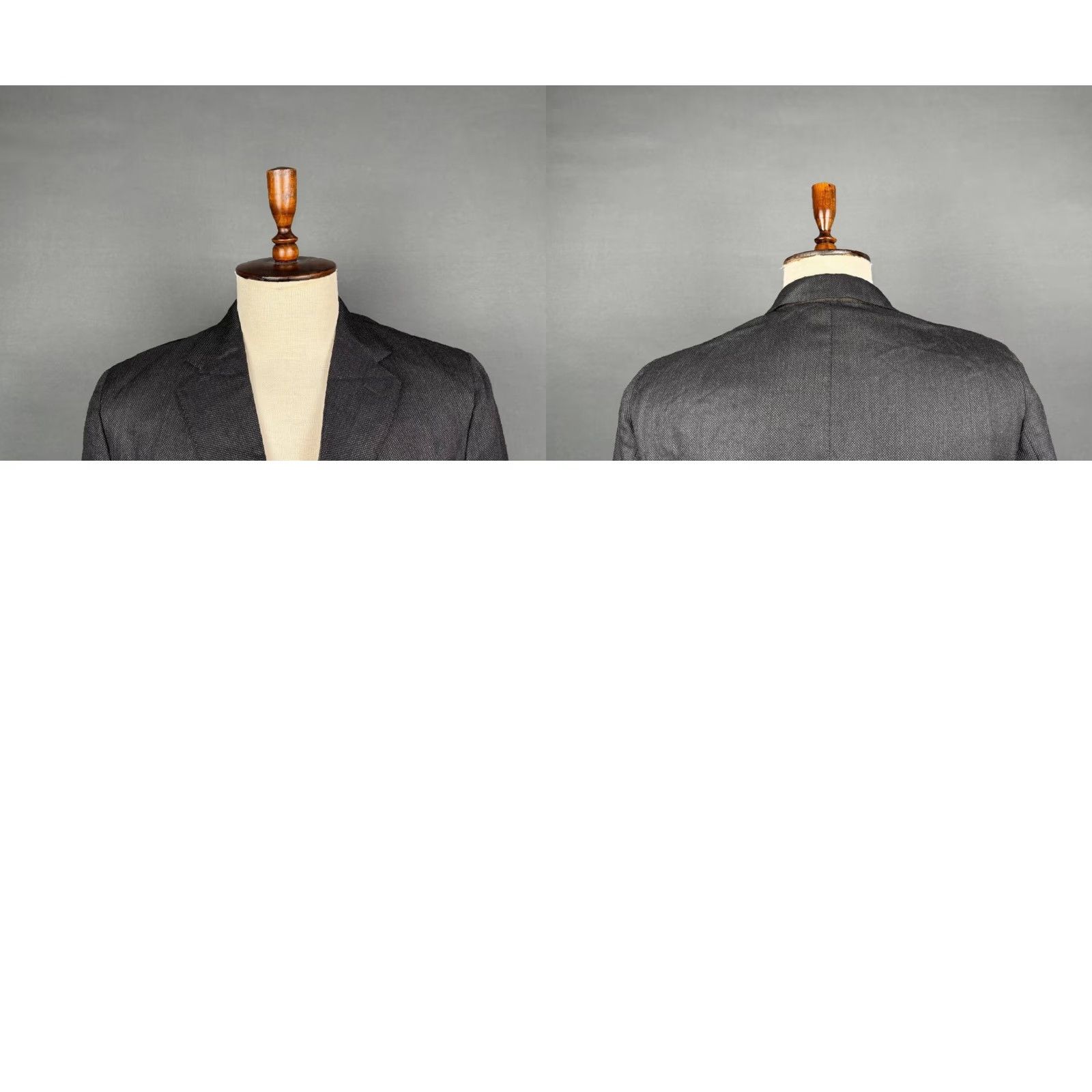 Boglioli Boglioli Jacket 3 Button Blazer Black Wool Solid Size 54 Men Regular Coat Style Overcoat Vintage No Size 54R - 8 Thumbnail