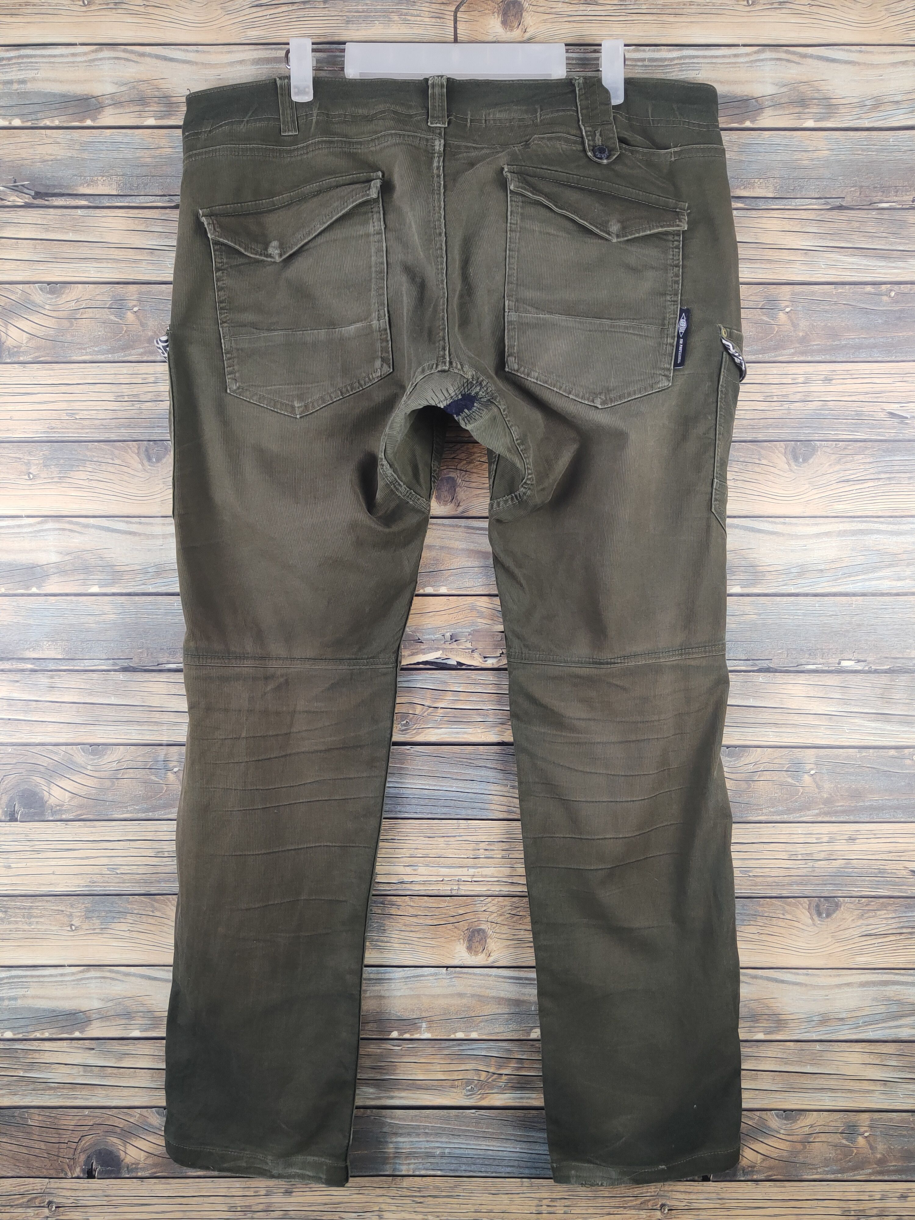 Japanese Brand Geride Olive Multipocket Tactical Cargo Pants #W2264 Size US 38 / EU 54 - 7 Thumbnail