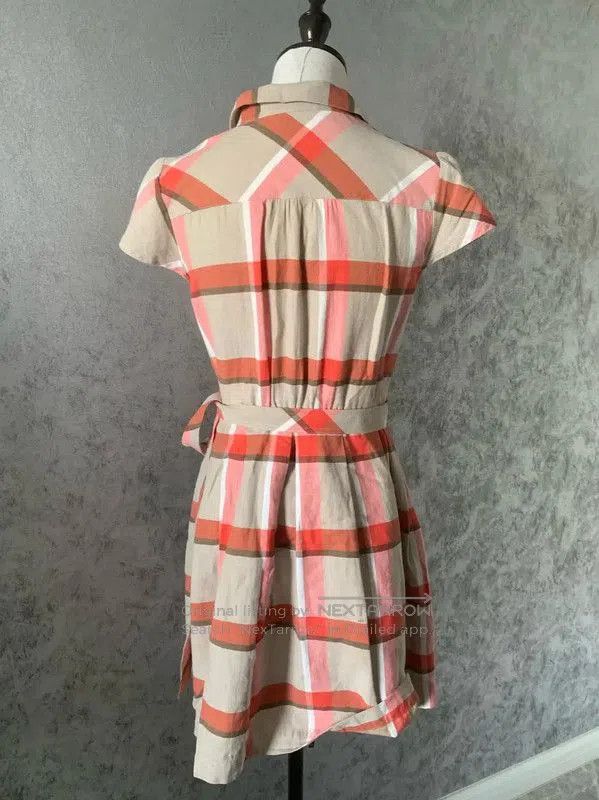 Burberry Burberry Colorblock Cotton Short Sleeve Dress. Size M / US 6-8 / IT 42-44 - 5 Thumbnail