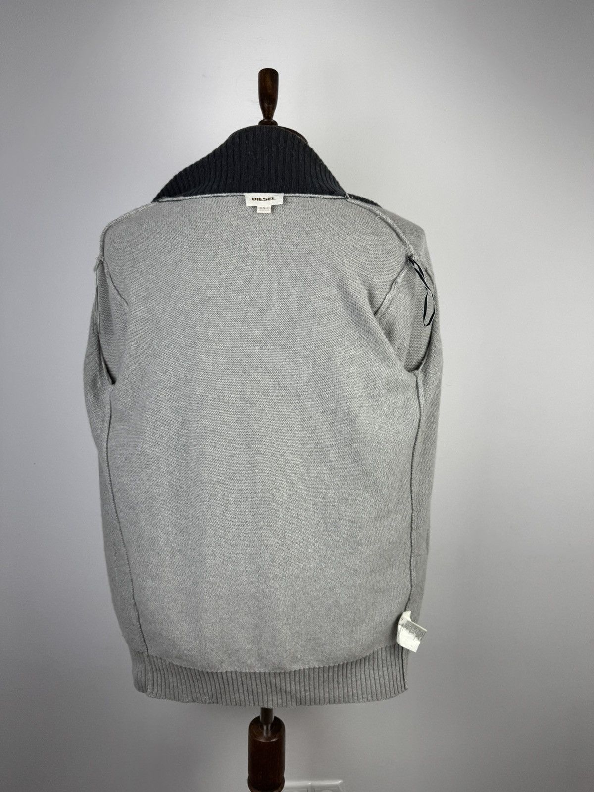 Diesel Men’s Vintage Diesel Wool Long Cardigan Sweater size L Size US L / EU 52-54 / 3 - 5 Thumbnail