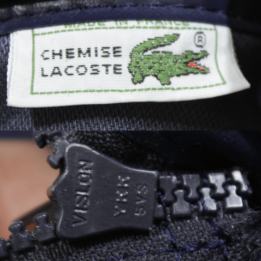 Lacoste 90S Big Logo Backpack Made in France Size ONE SIZE - 9 Thumbnail