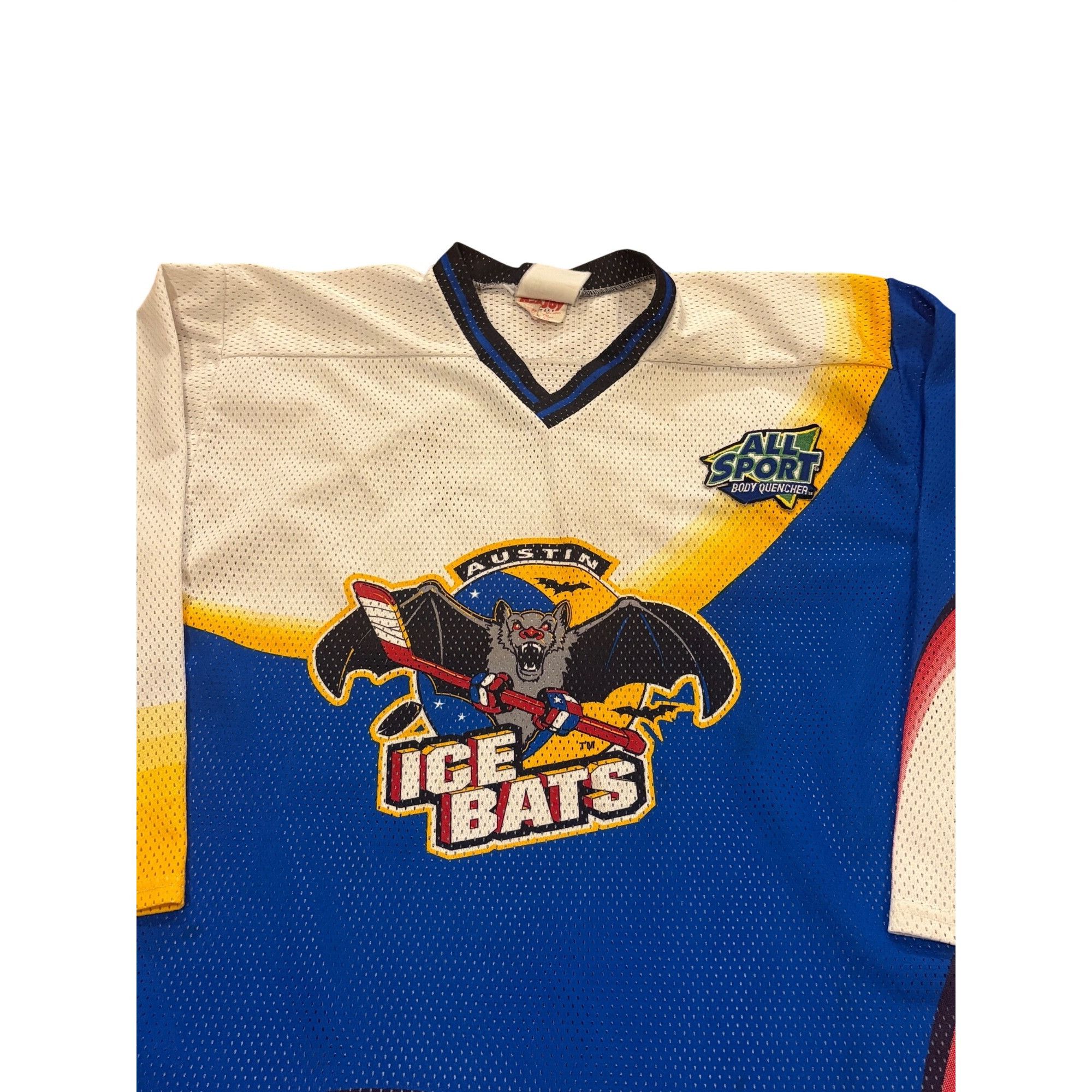 Other Vintage RARE Austin Ice Bats Mesh Minor League Hockey Jersey Size US XL / EU 56 / 4 - 5 Thumbnail