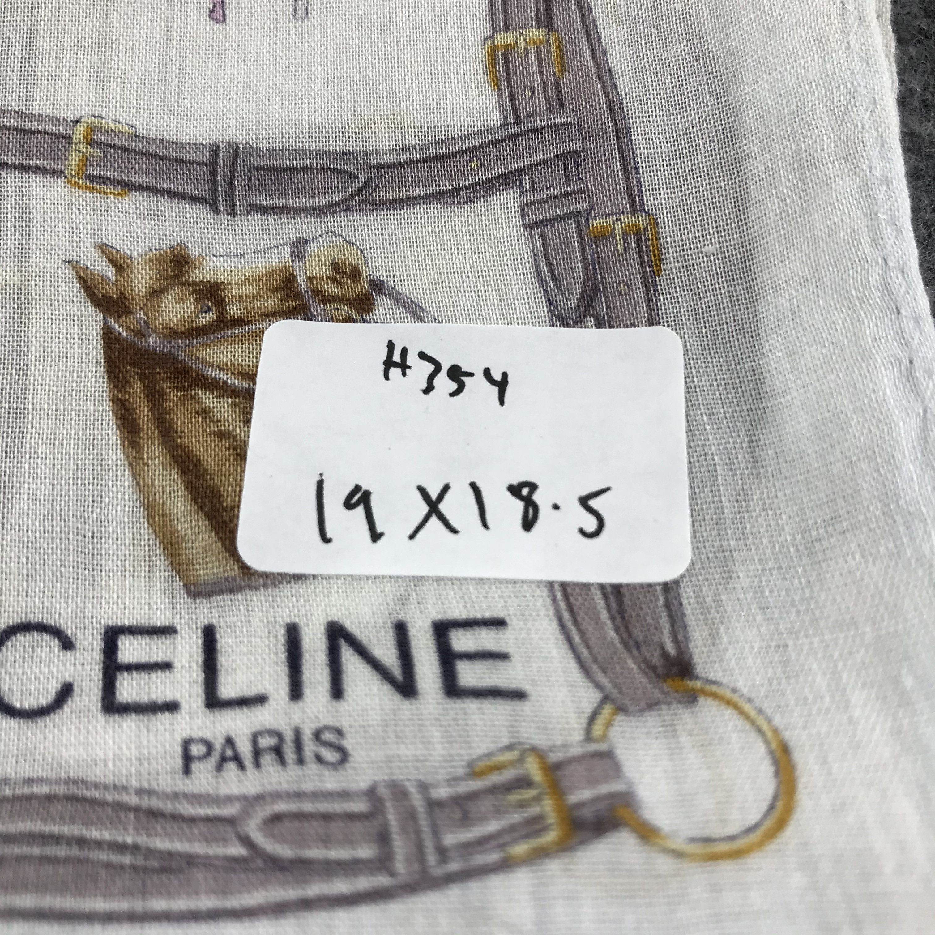 Celine Celine Handkerchief Neckerchief Bandana H354 Size ONE SIZE - 7 Thumbnail