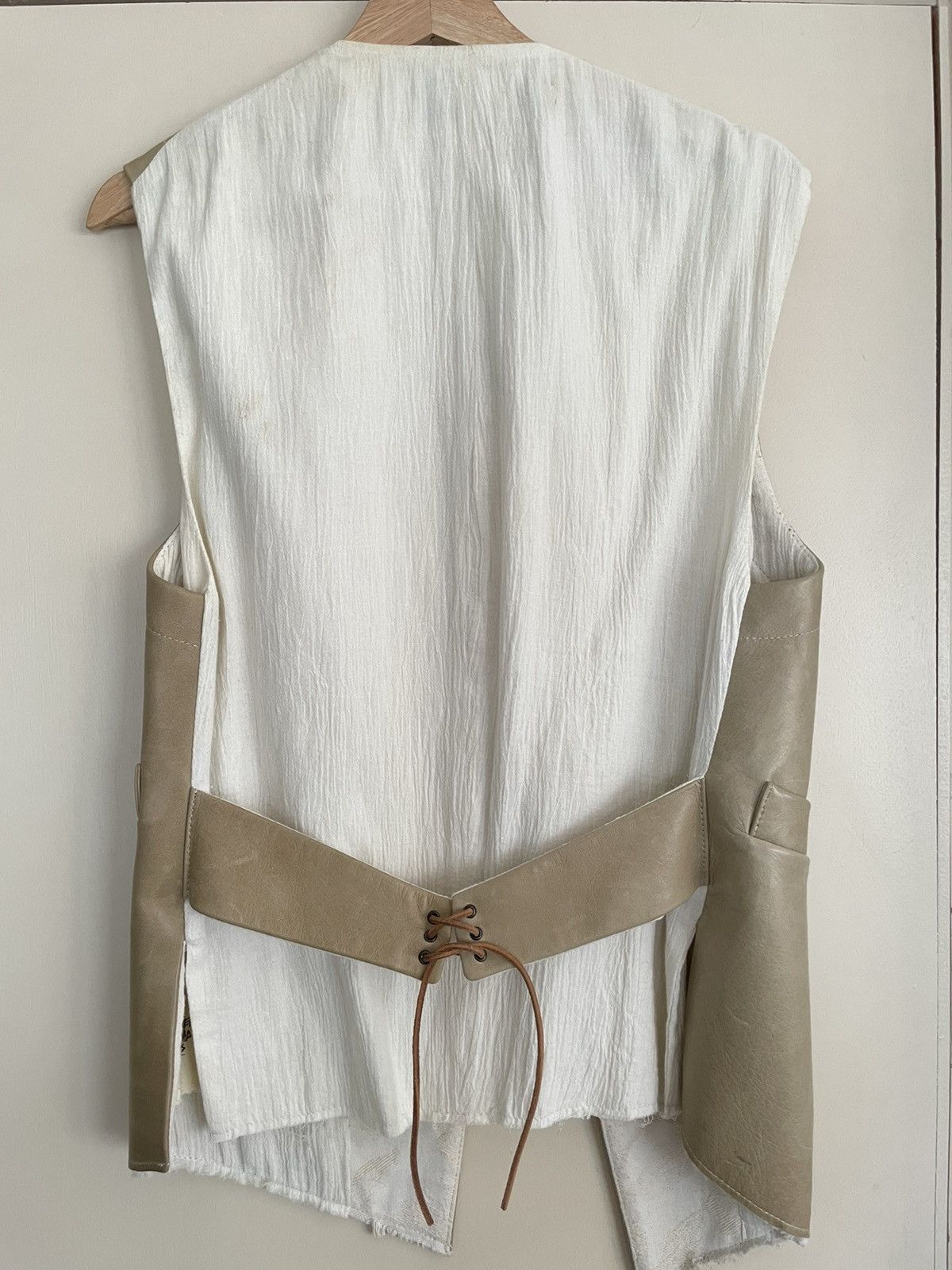Other Olubiyi Thomas leather waistcoat vest Size 48S - 7 Thumbnail