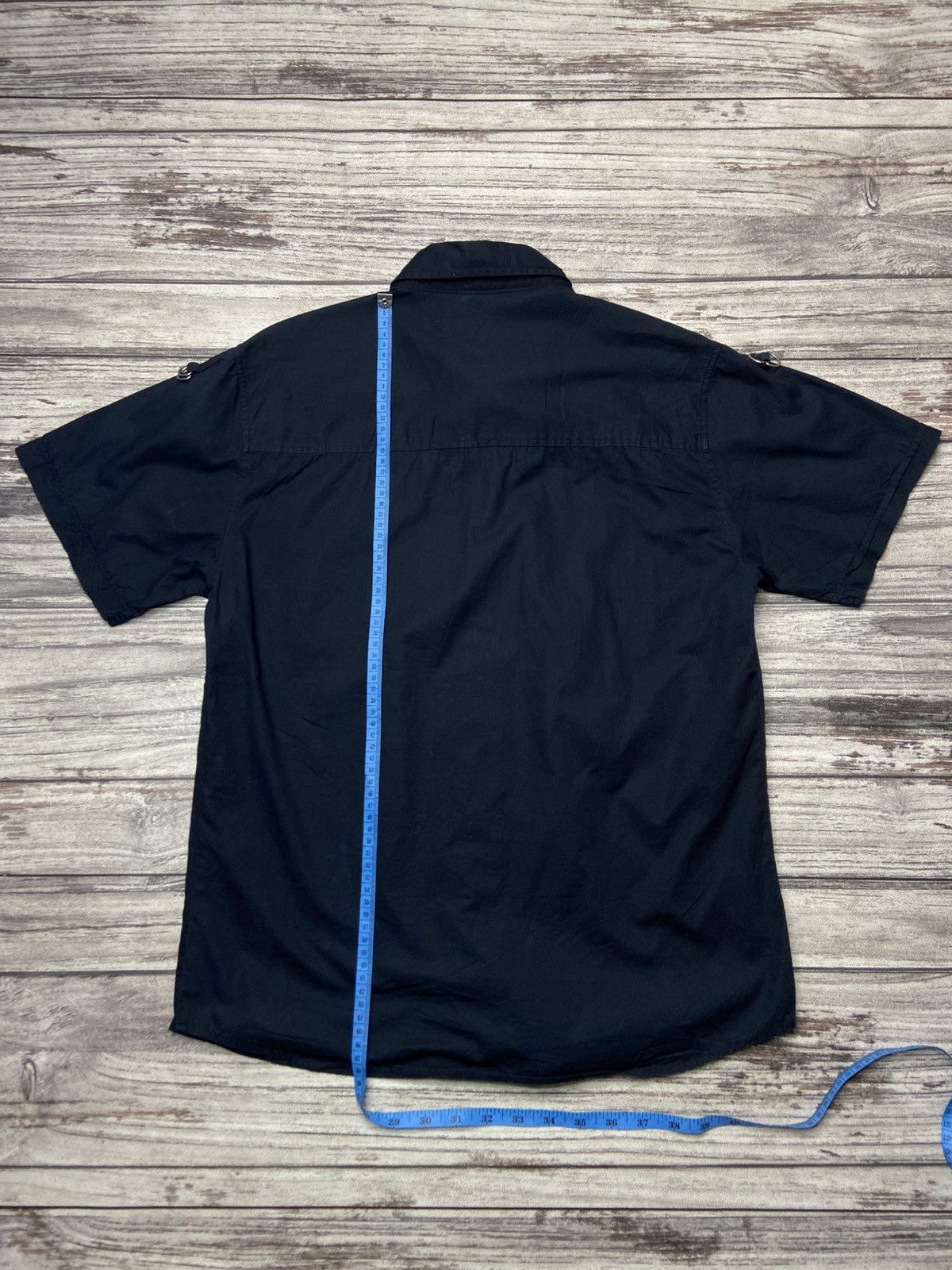 If Six Was Nine × Japanese Brand × Le Grande Bleu (L.G.B.) 🔥Euphuistic Poem Work Shirt Punk Bondage Goth Size US M / EU 48-50 / 2 - 7 Thumbnail