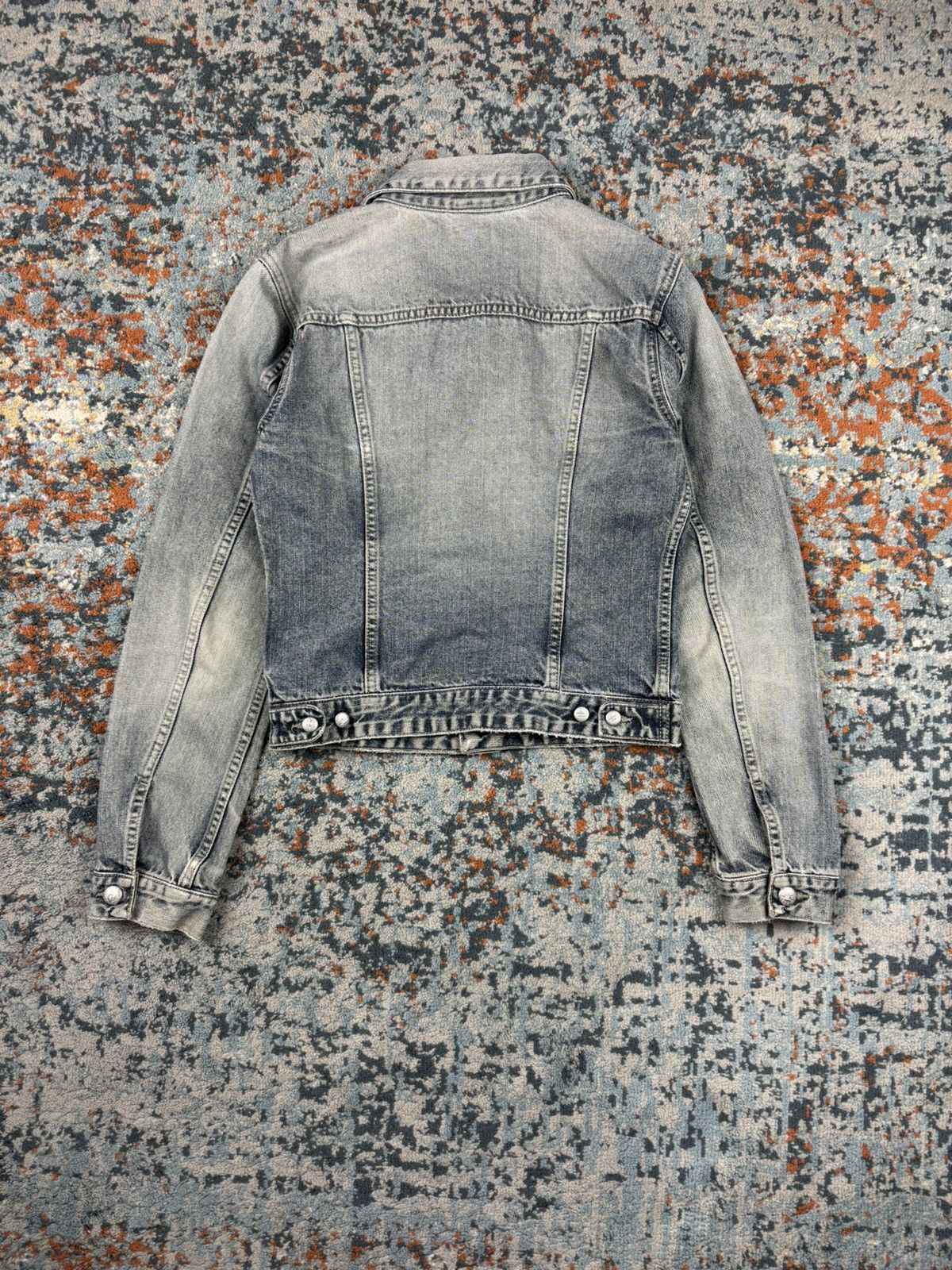 Diesel × Vintage Vintage Y2K Diesel washed denim katana jacket cropped fit Size M / US 6-8 / IT 42-44 - 2 Thumbnail
