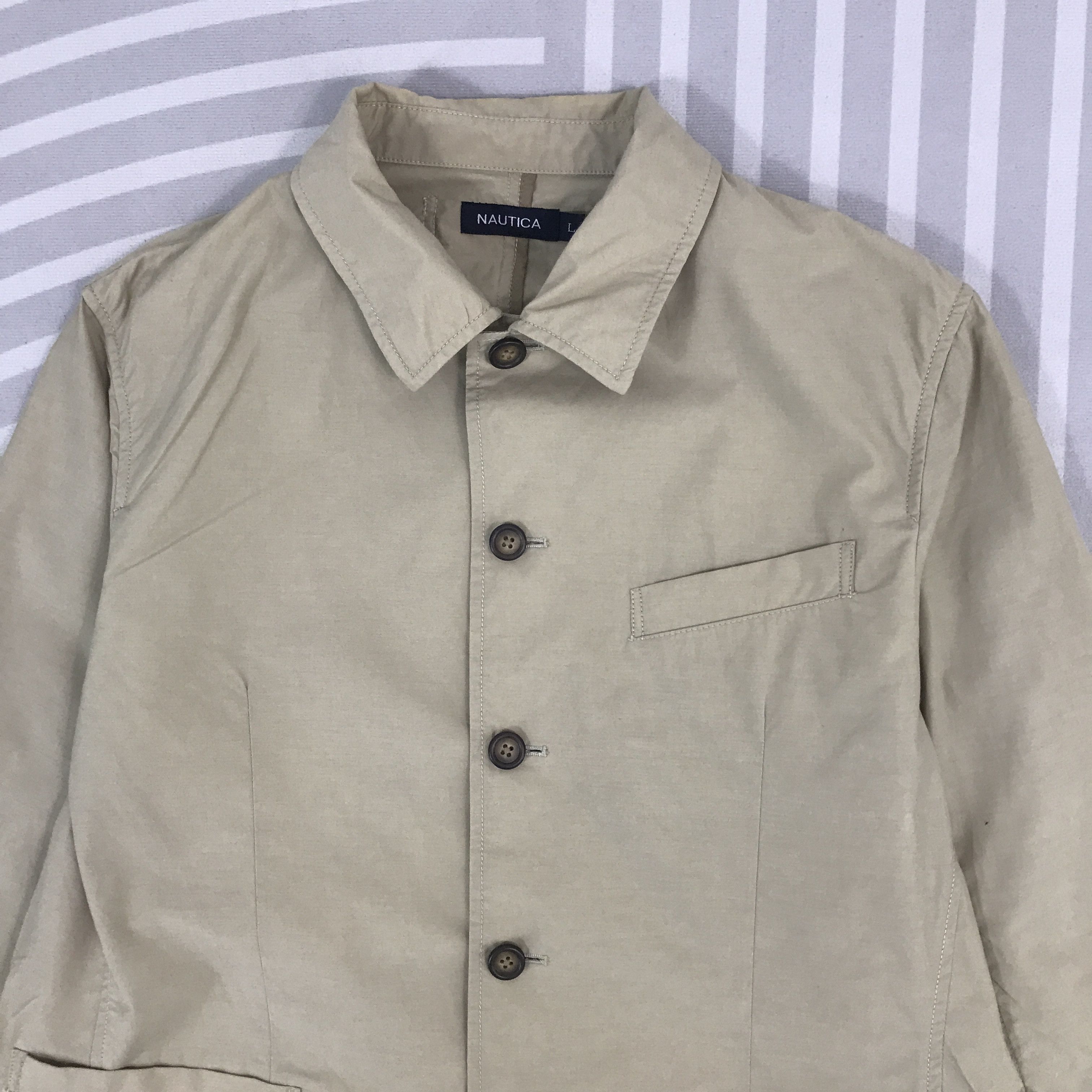 Nautica × Vintage Vintage Nautica Button Jacket Size US L / EU 52-54 / 3 - 2 Thumbnail