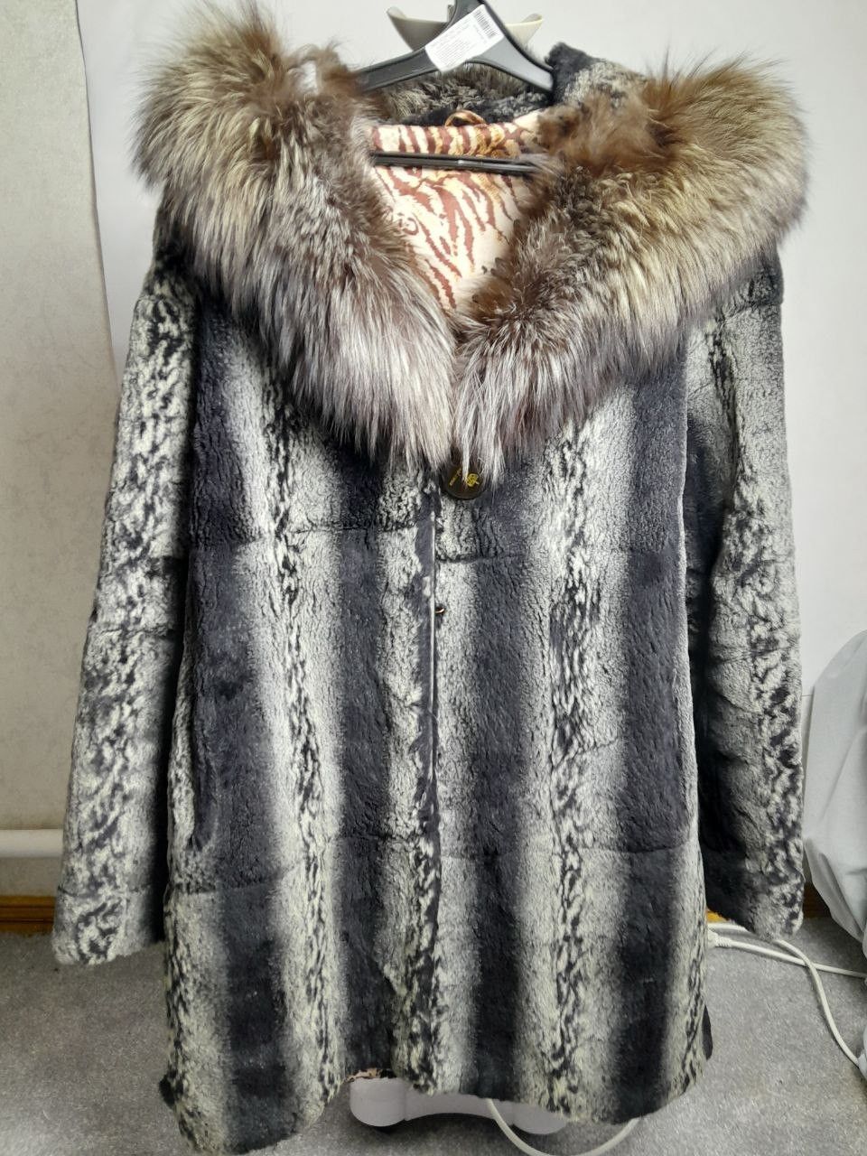Other Ultra-Soft Rex Rabbit Fur Coat Size XL Size XL / US 12-14 / IT 48-50 - 2 Thumbnail