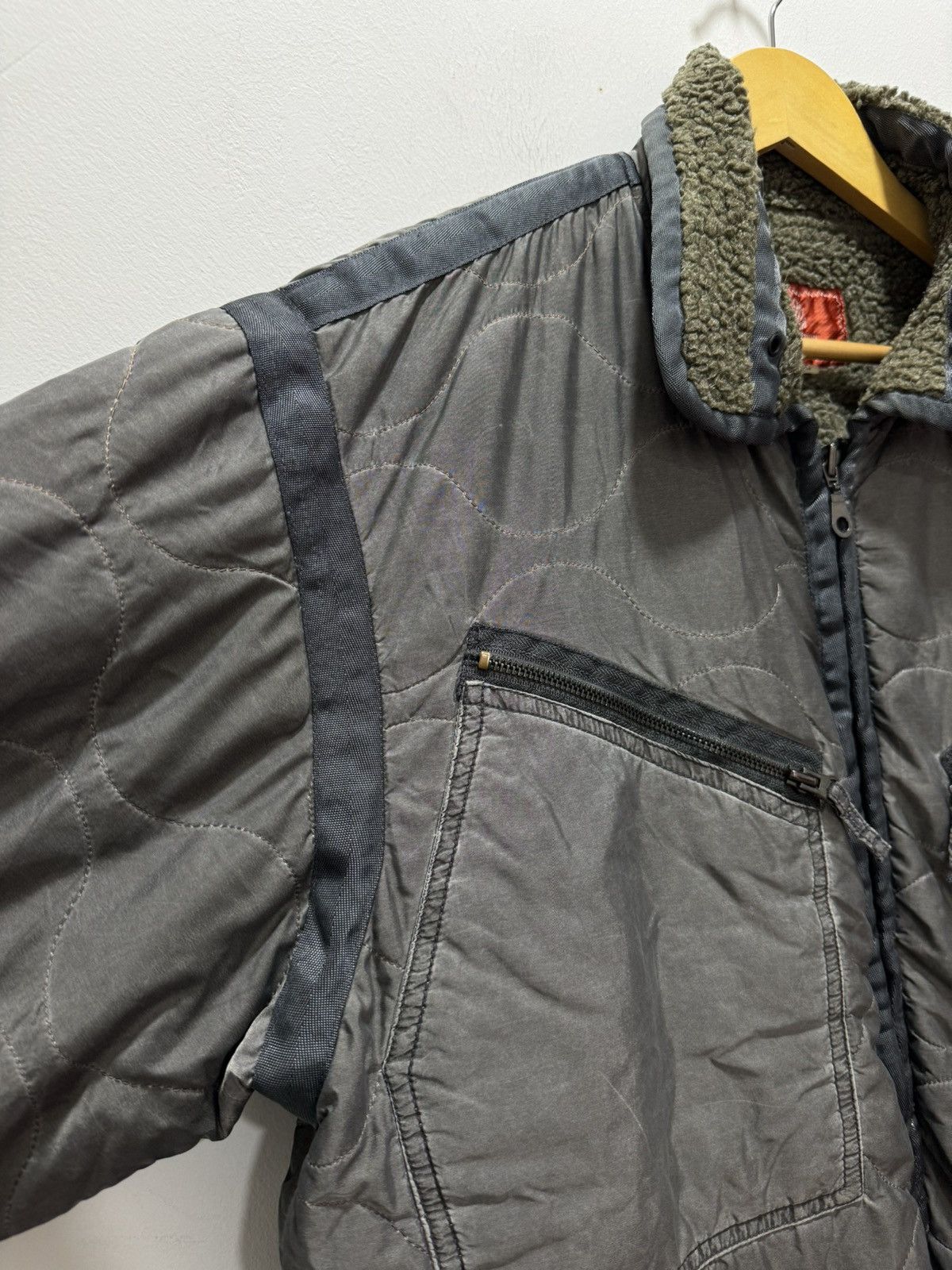 Avirex AVIREX OFFICER’S UNIFORM MULTIZIPPER POCKET SHERPA JACKET Size US L / EU 52-54 / 3 - 3 Thumbnail