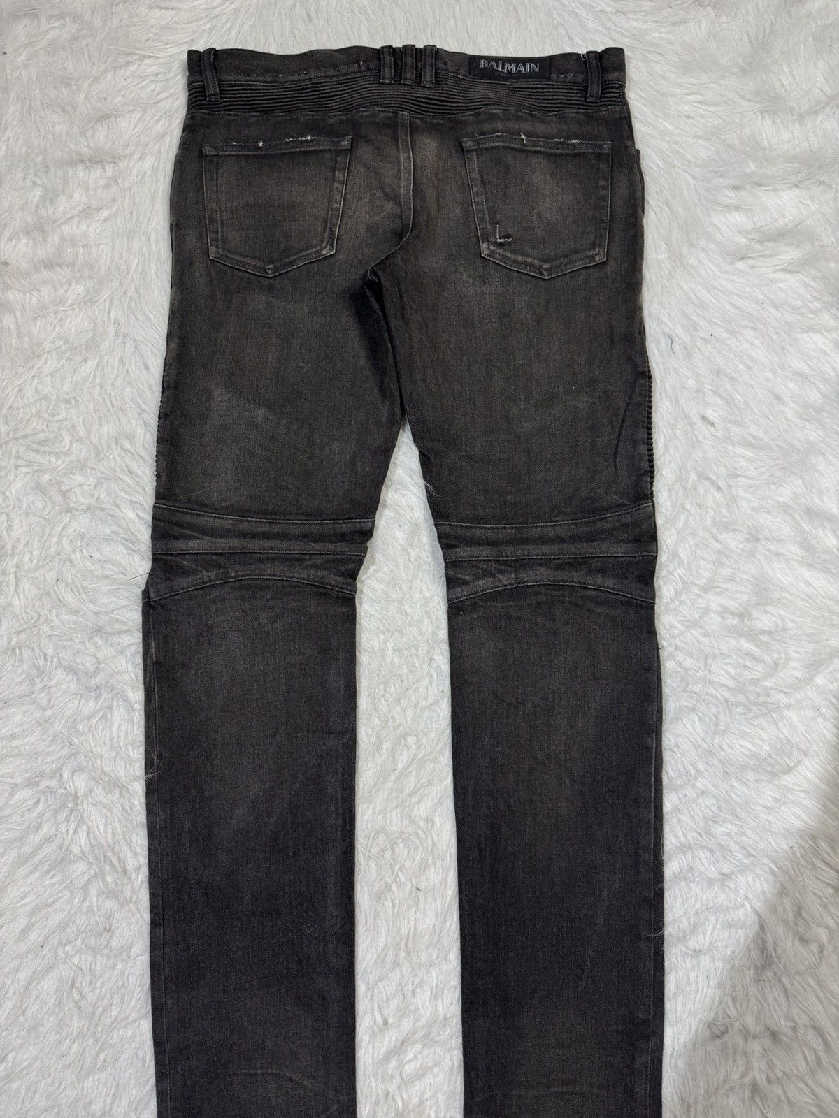 Balmain Balmain paris black Biker jeans Size US 33 - 11 Thumbnail